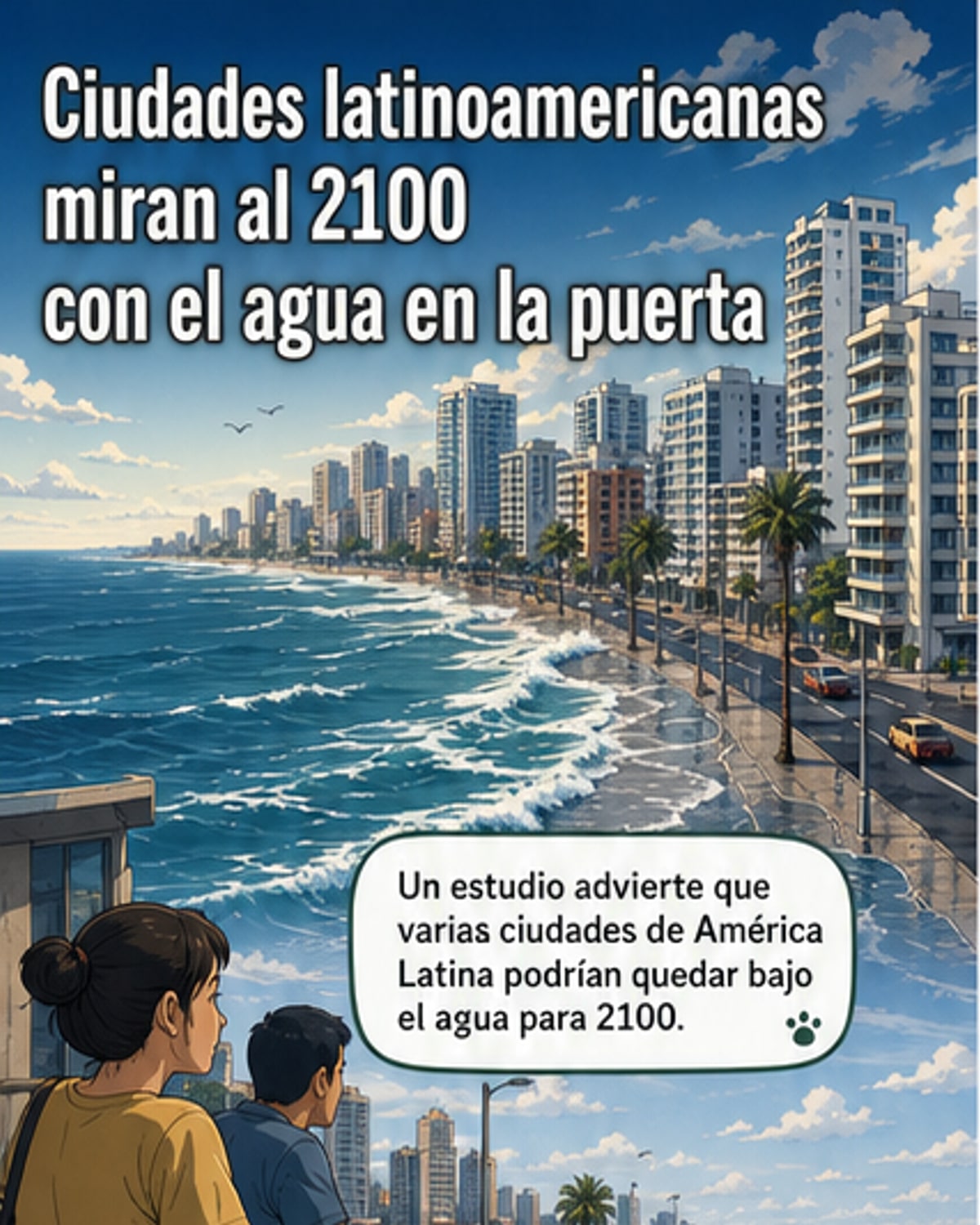 Estas ciudades podrían desaparecer bajo el mar