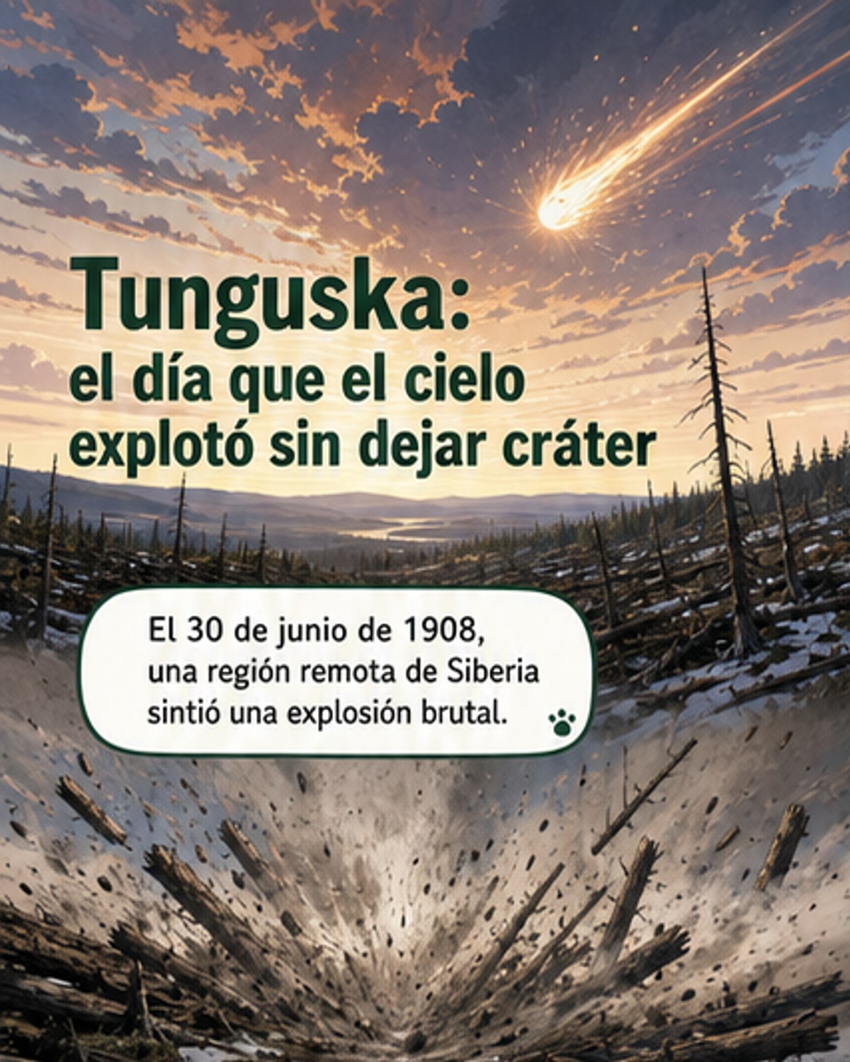 La explosión de Tunguska que estremeció Siberia