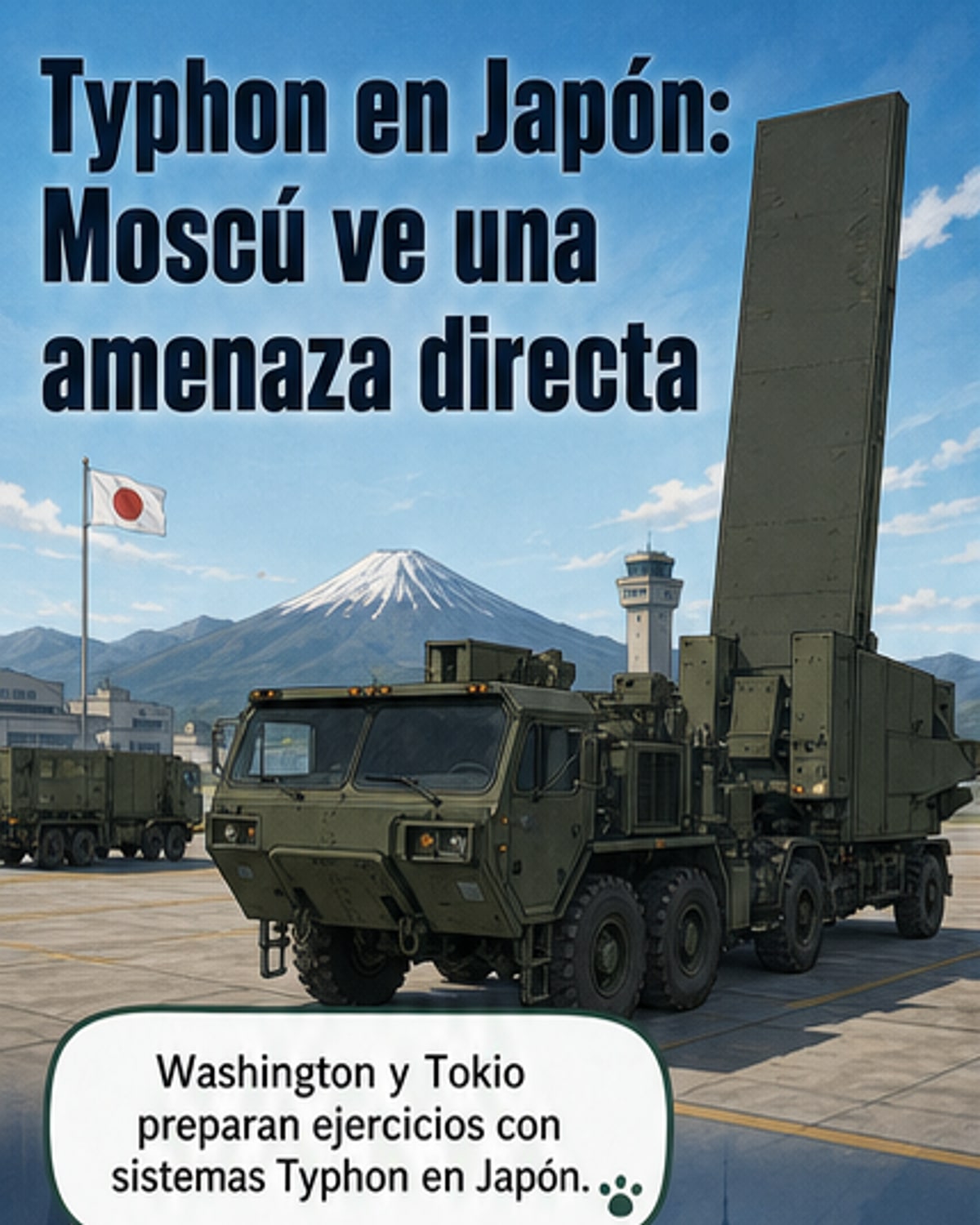 Rusia ve amenaza directa en misiles en Japón