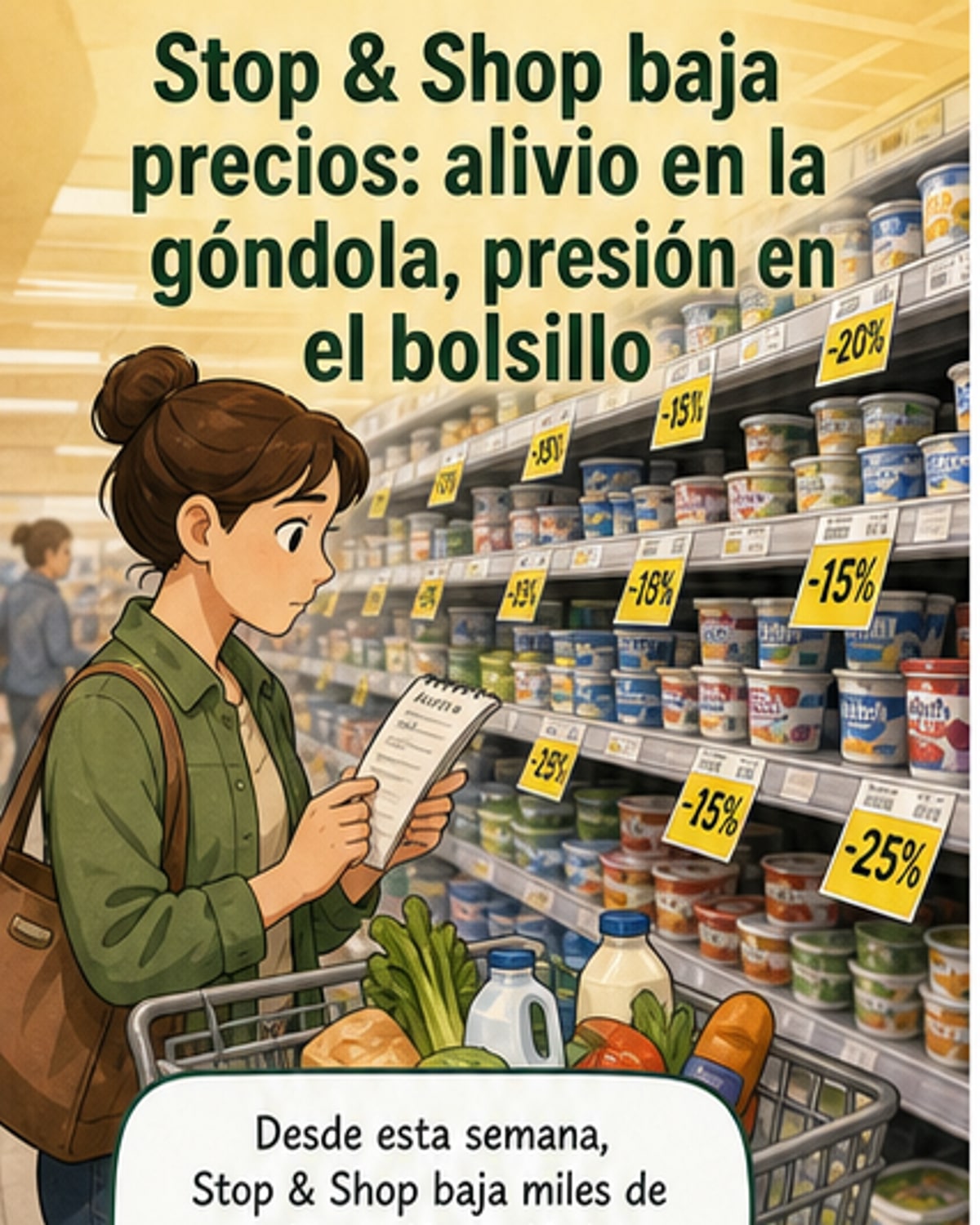 Stop & Shop baja precios hasta 28%