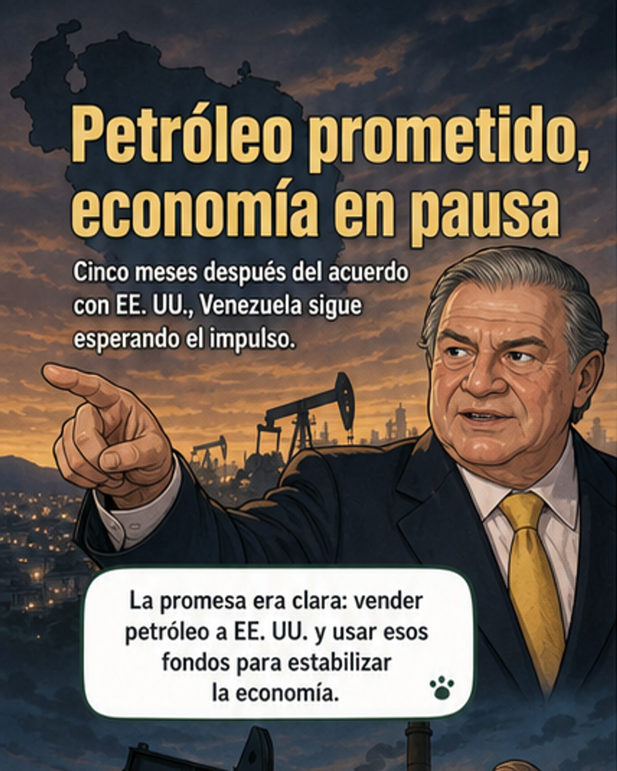 Venezuela espera reactivación económica que no llega