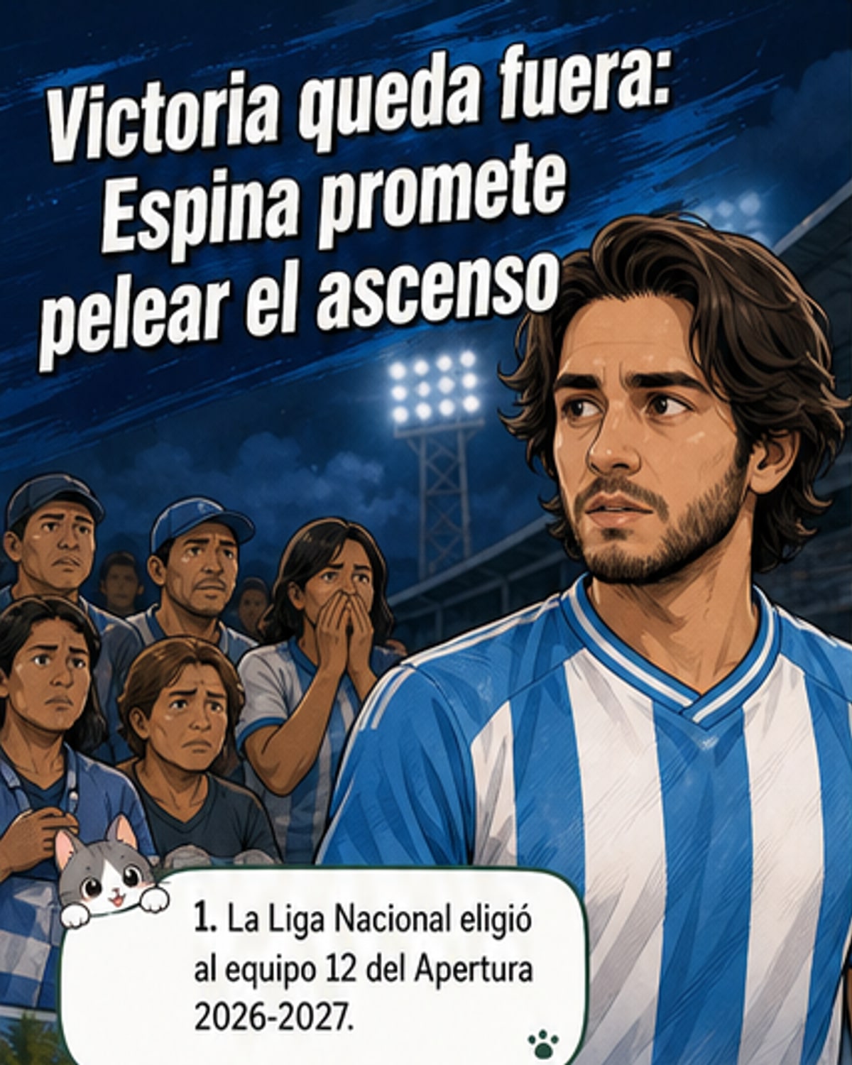 Carlos Eduardo Espina, presidente del Victoria, reacciona tras conocer que su equipo no fue seleccionado para la Liga Nacional de Honduras.