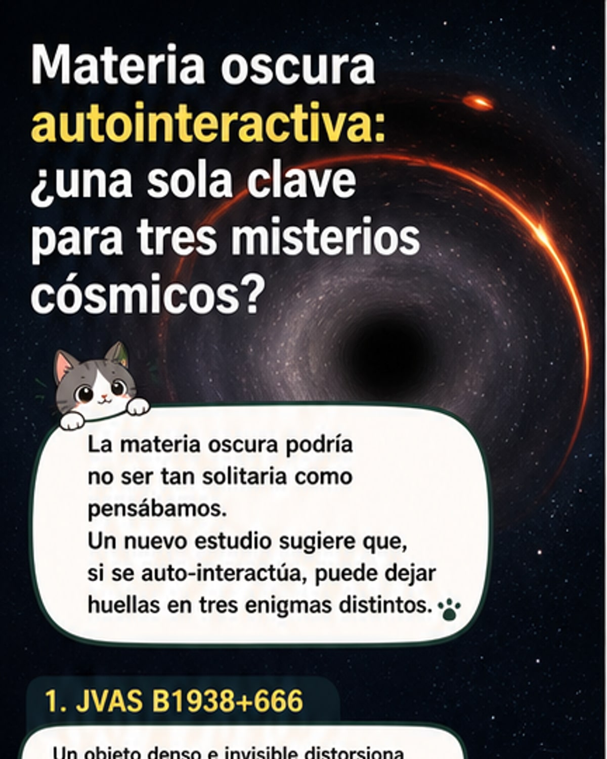 Materia oscura no es 'antisocial'
