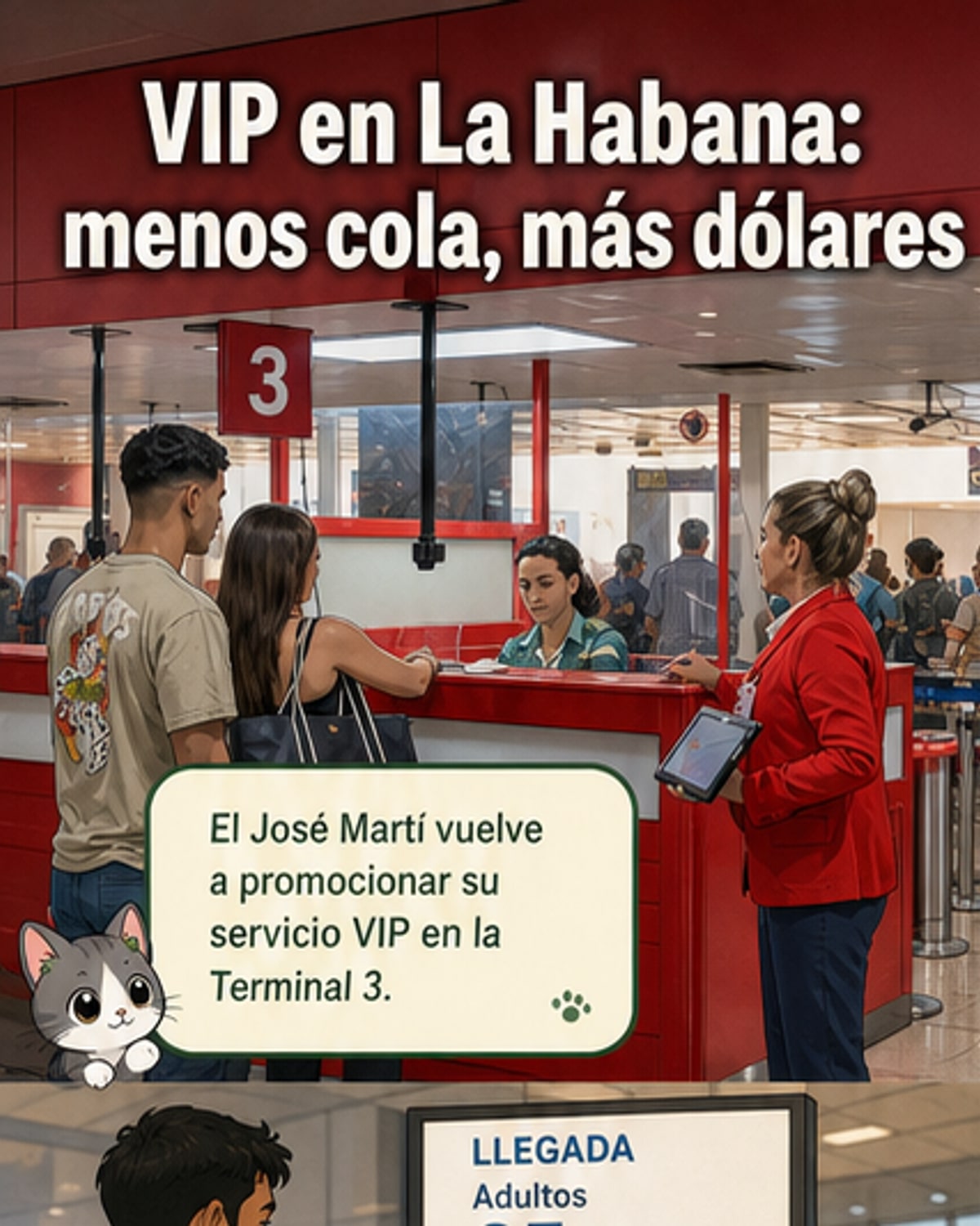 Habana promueve servicio VIP en aeropuerto desde 25 USD