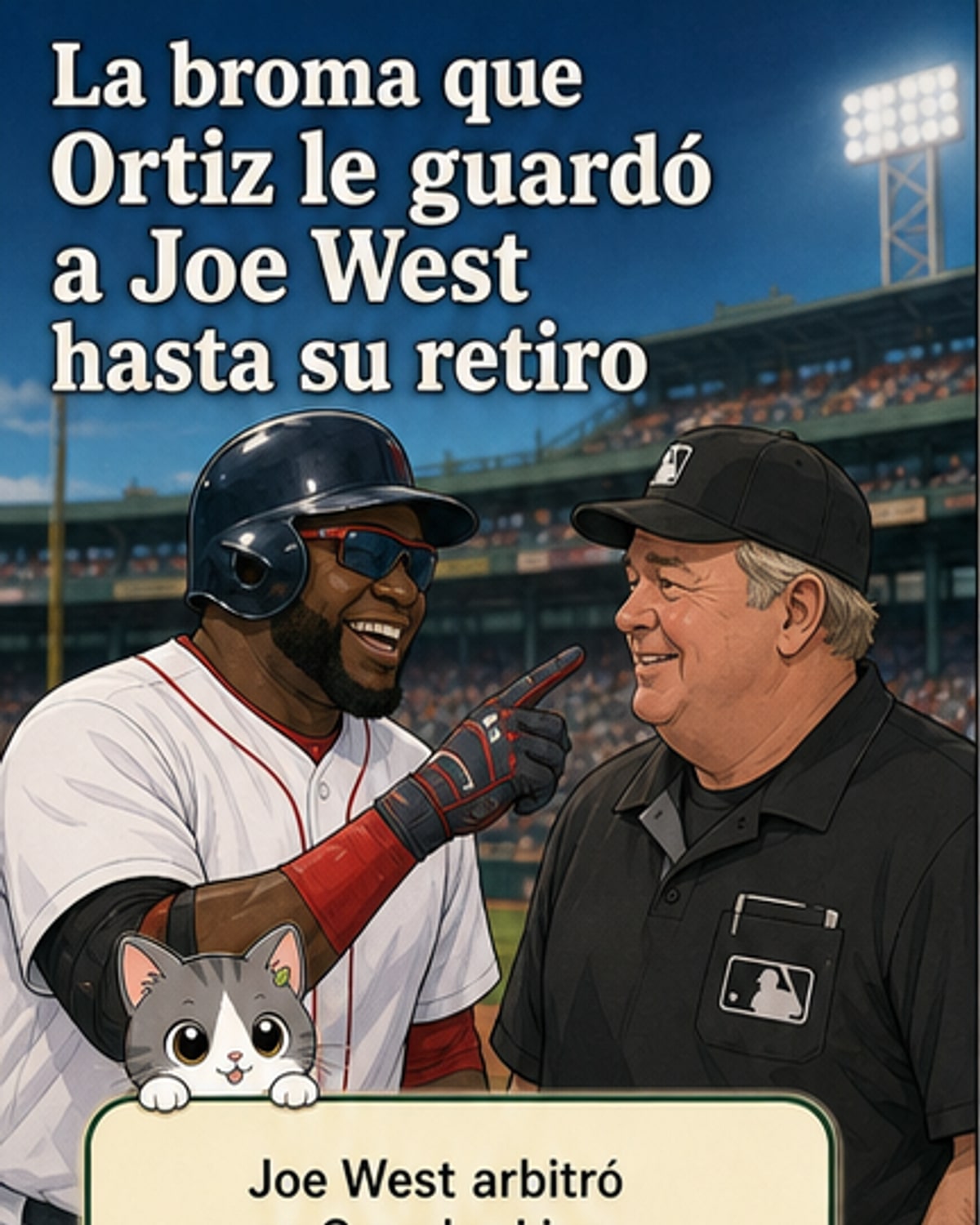 Ortiz y West: broma de feos en el béisbol