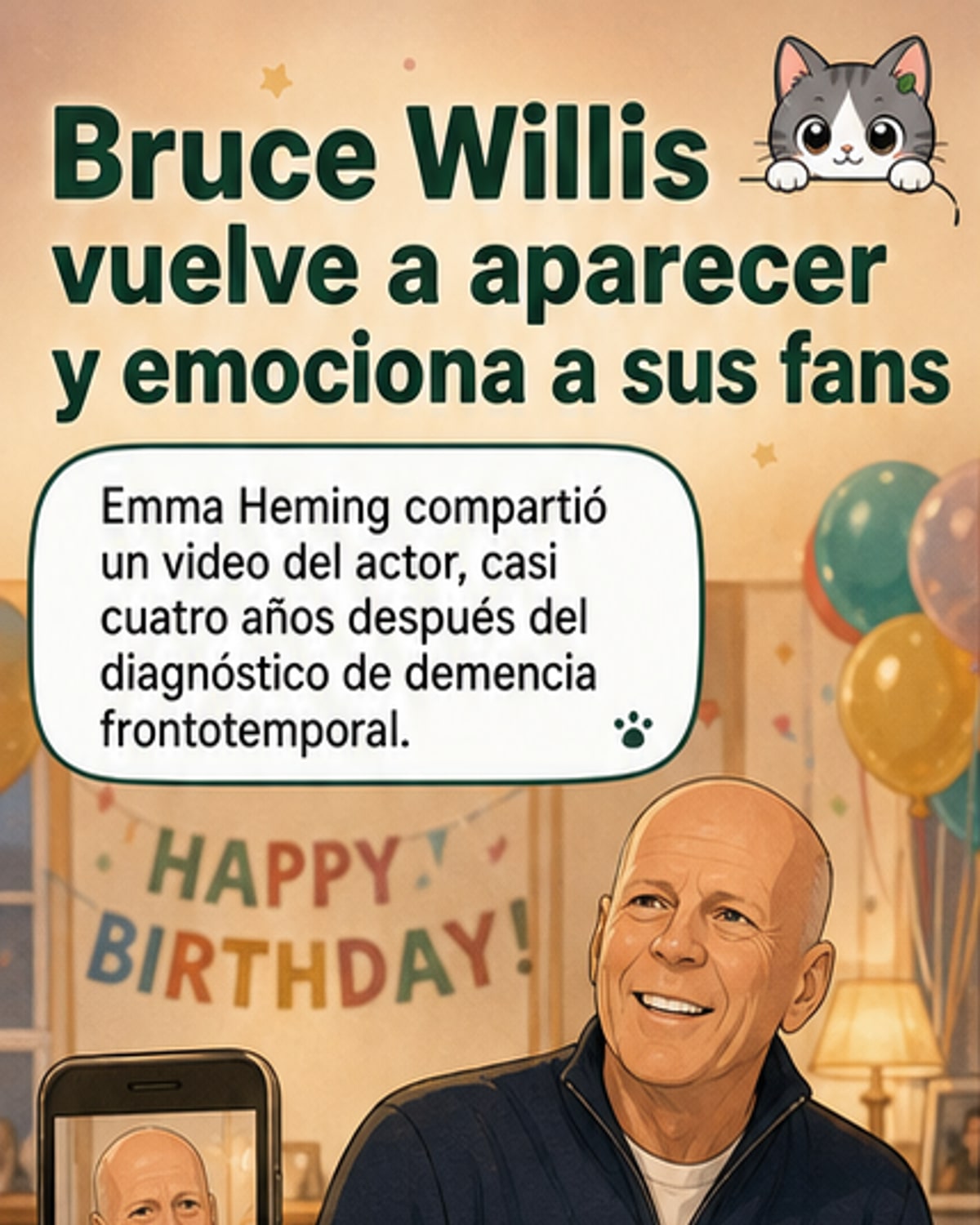 Bruce Willis reaparece tras 4 años