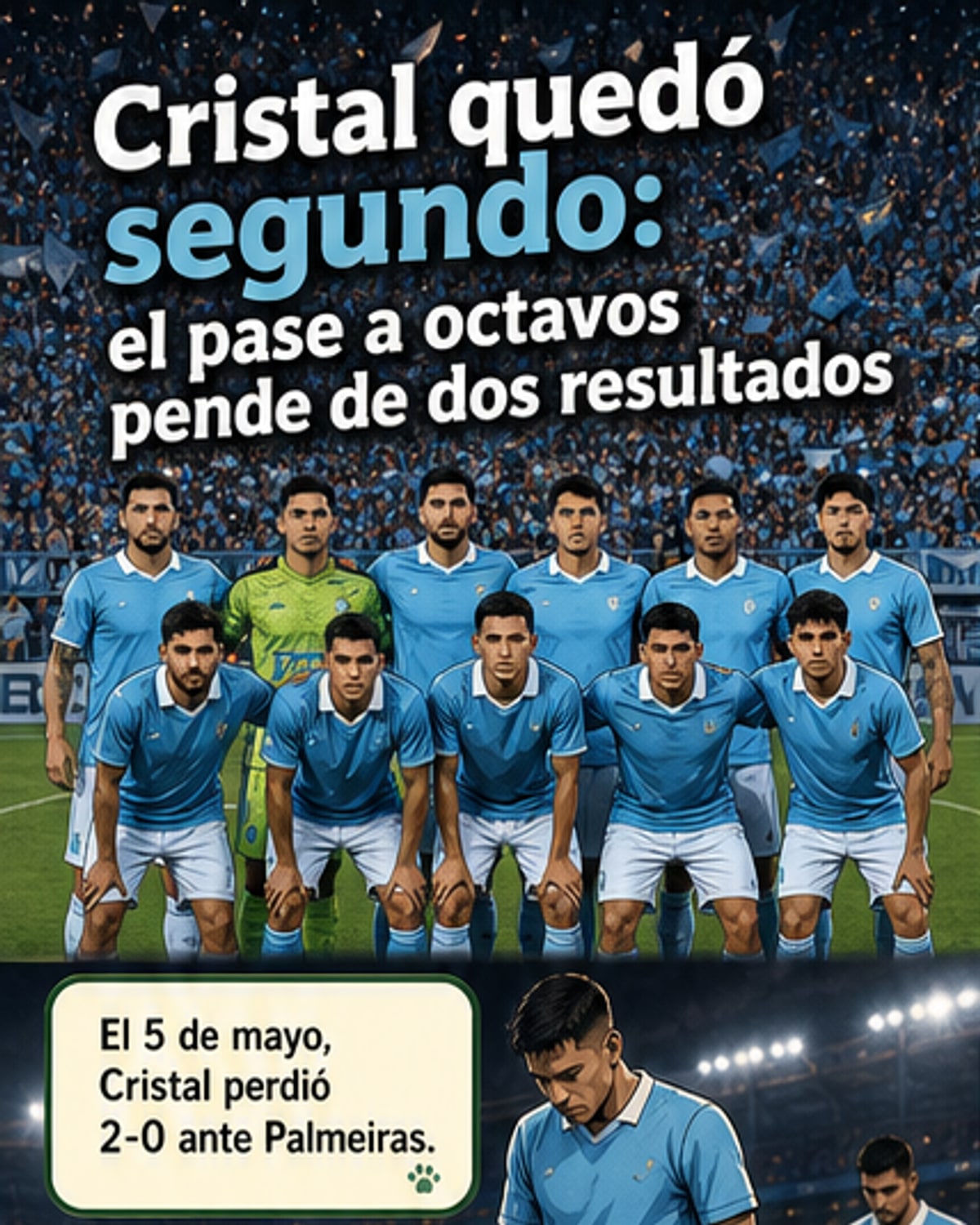 Sporting Cristal, a un paso de los octavos