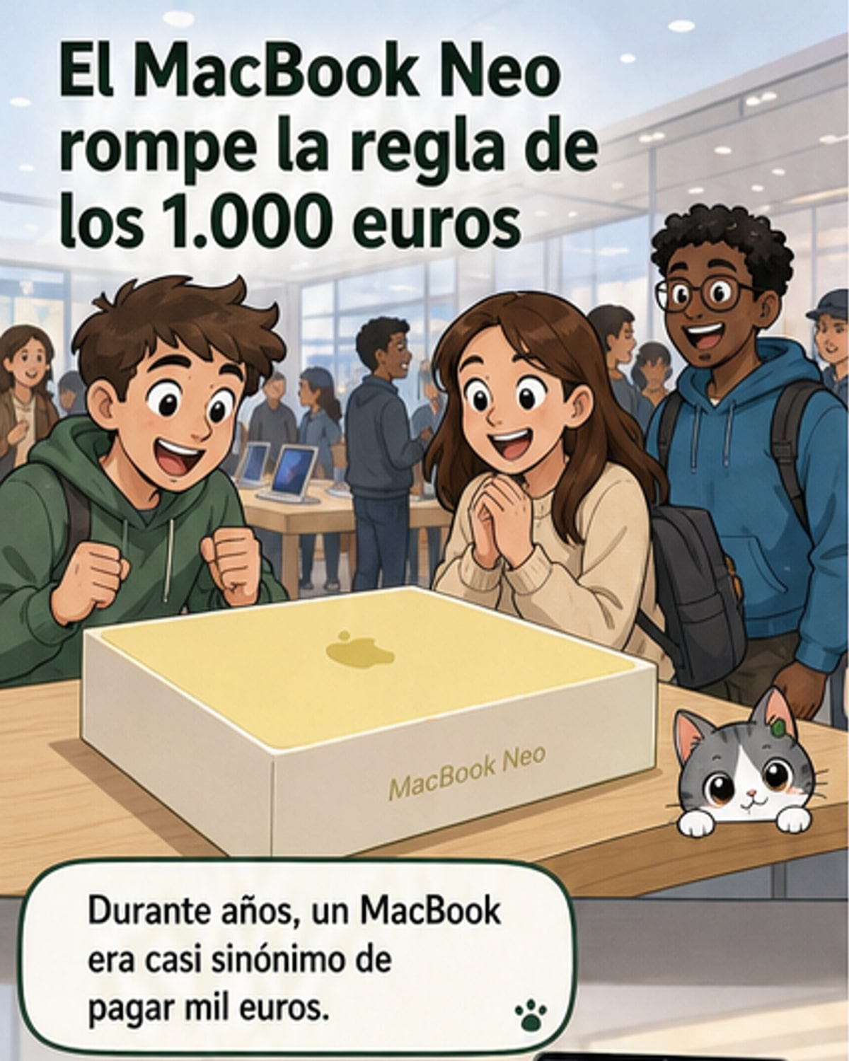 El MacBook más barato rompe récords