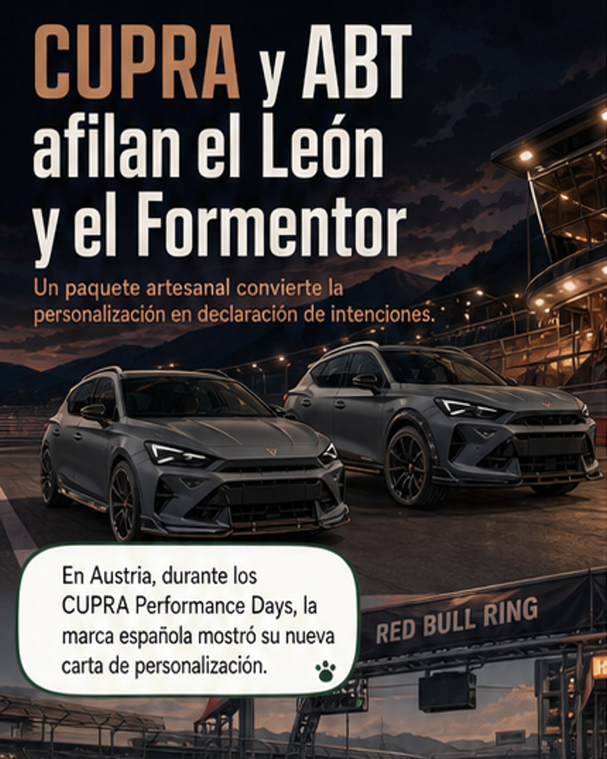 CUPRA y ABT lanzan paquete deportivo exclusivo