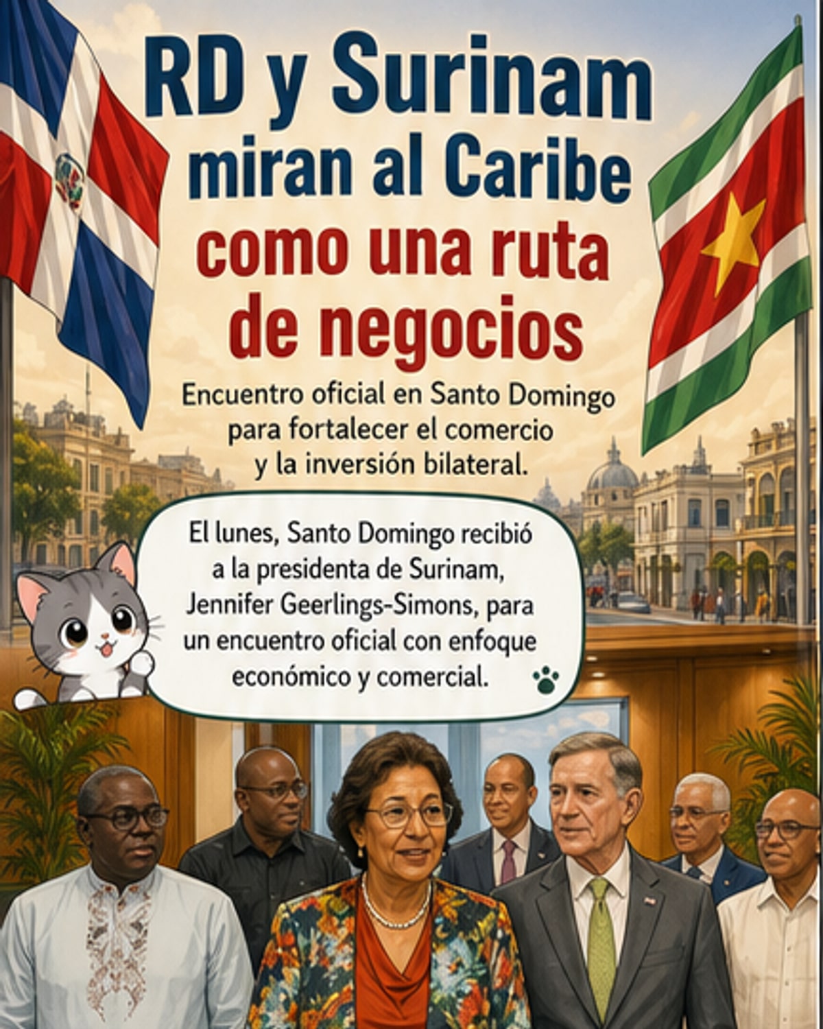 República Dominicana y Surinam fortalecen lazos empresariales