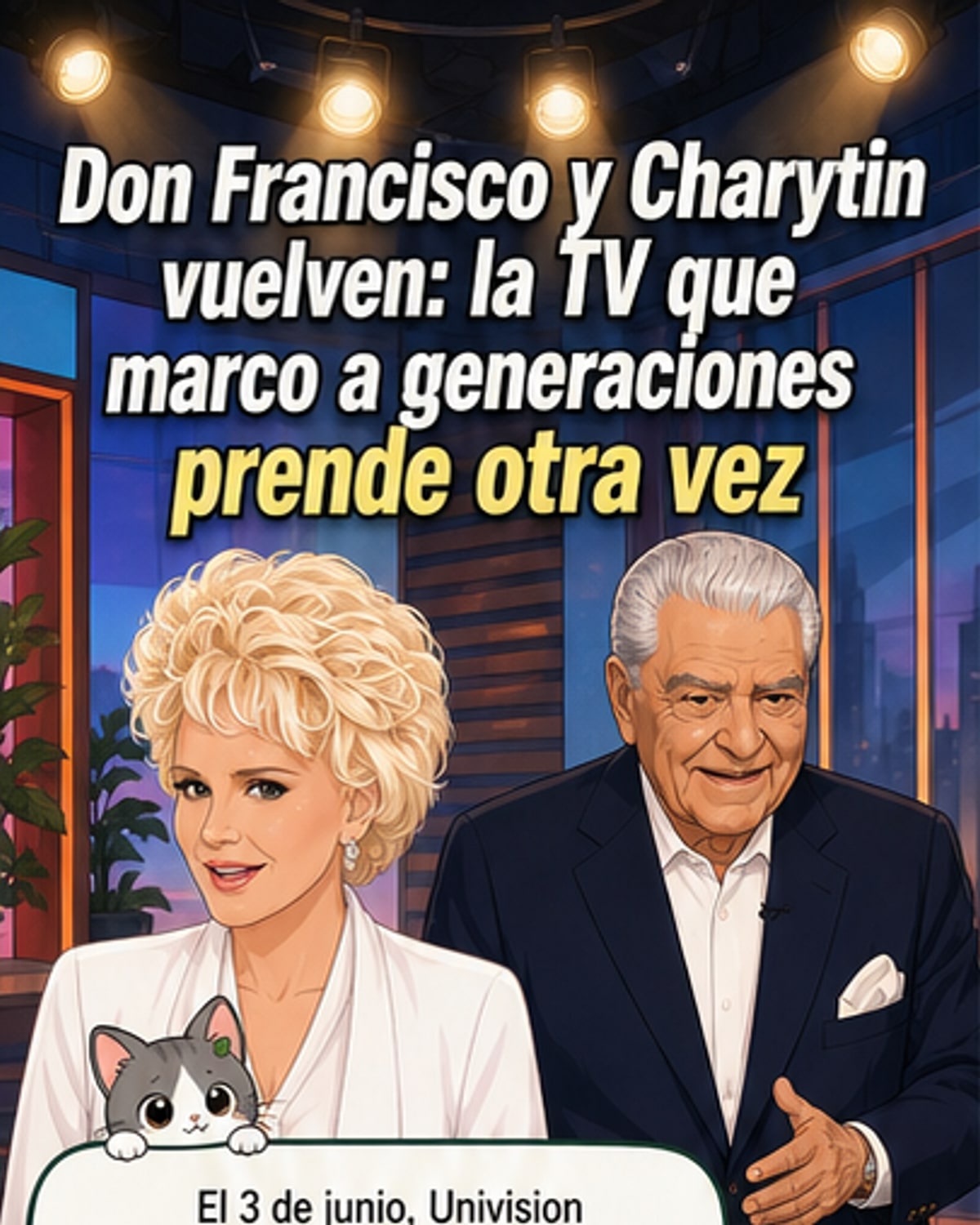 Don Francisco y Charytín regresan a la TV