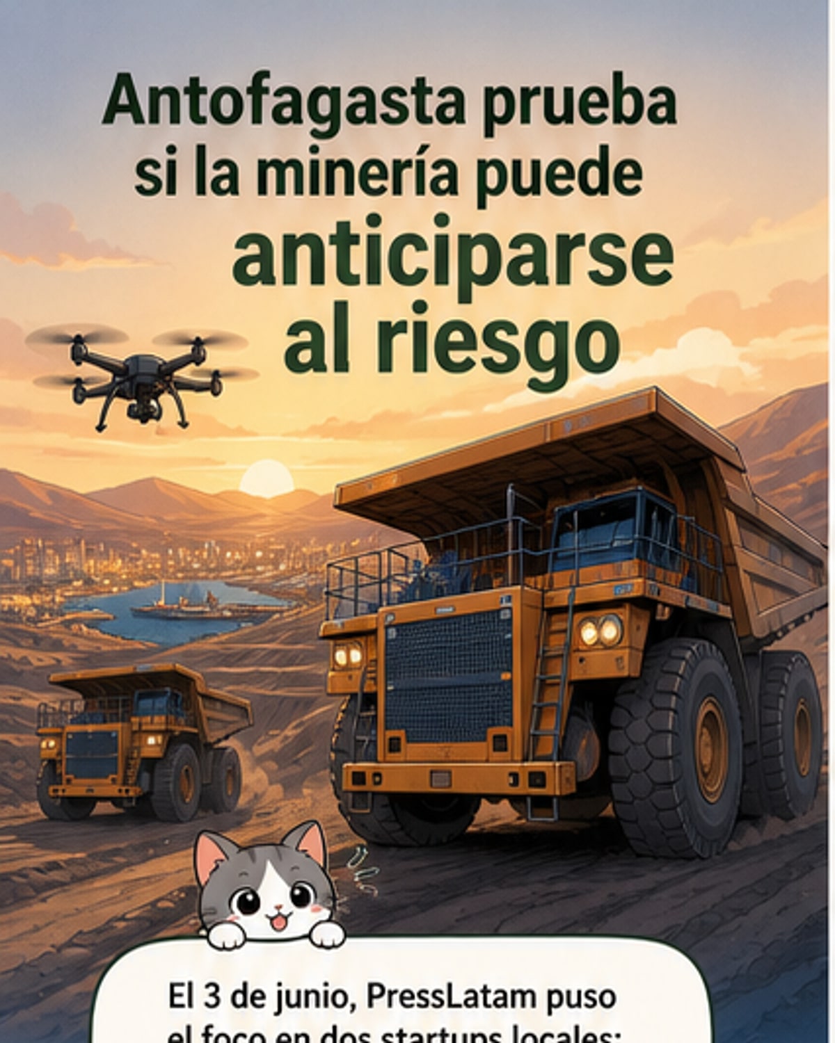 Startups de Antofagasta transforman minería con drones e IA