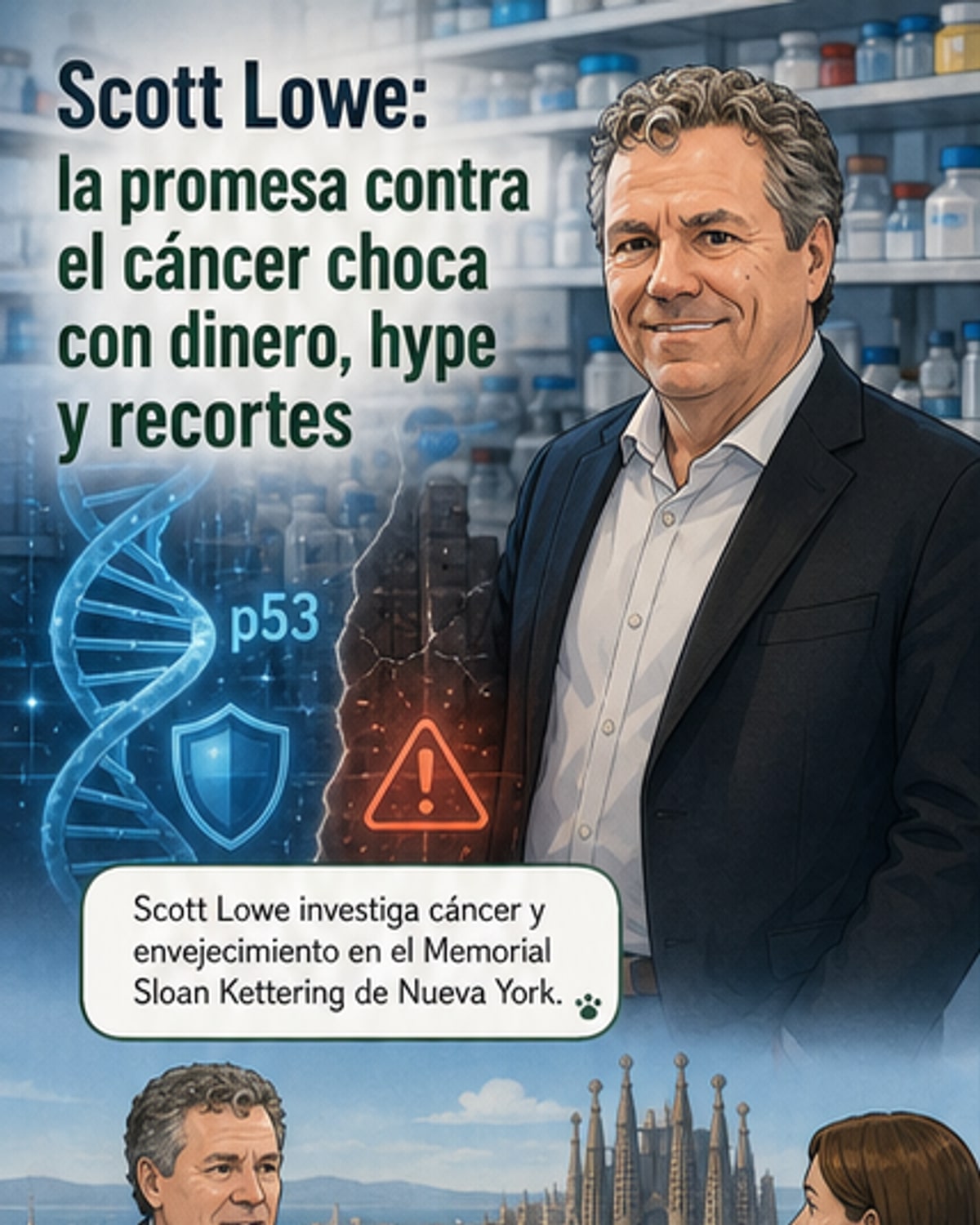 El gen que frena el cáncer y acelera el envejecimiento