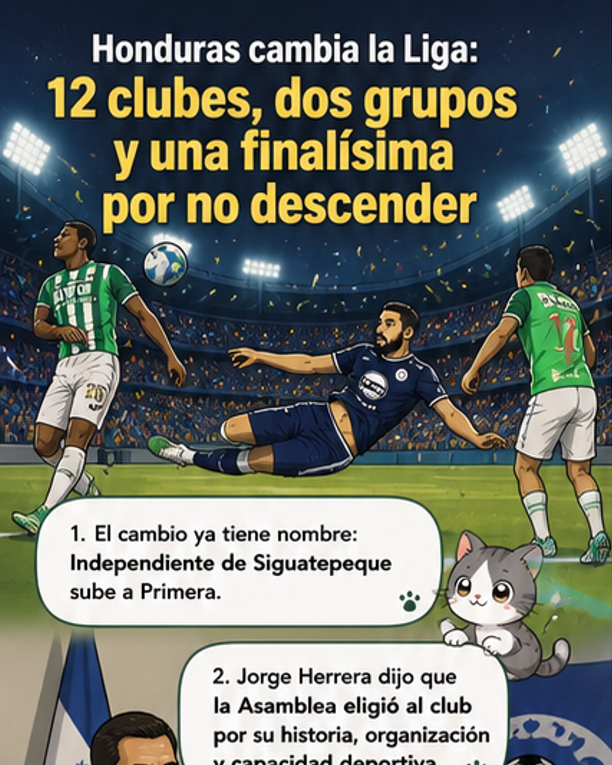 Nuevo formato con 12 equipos en Honduras