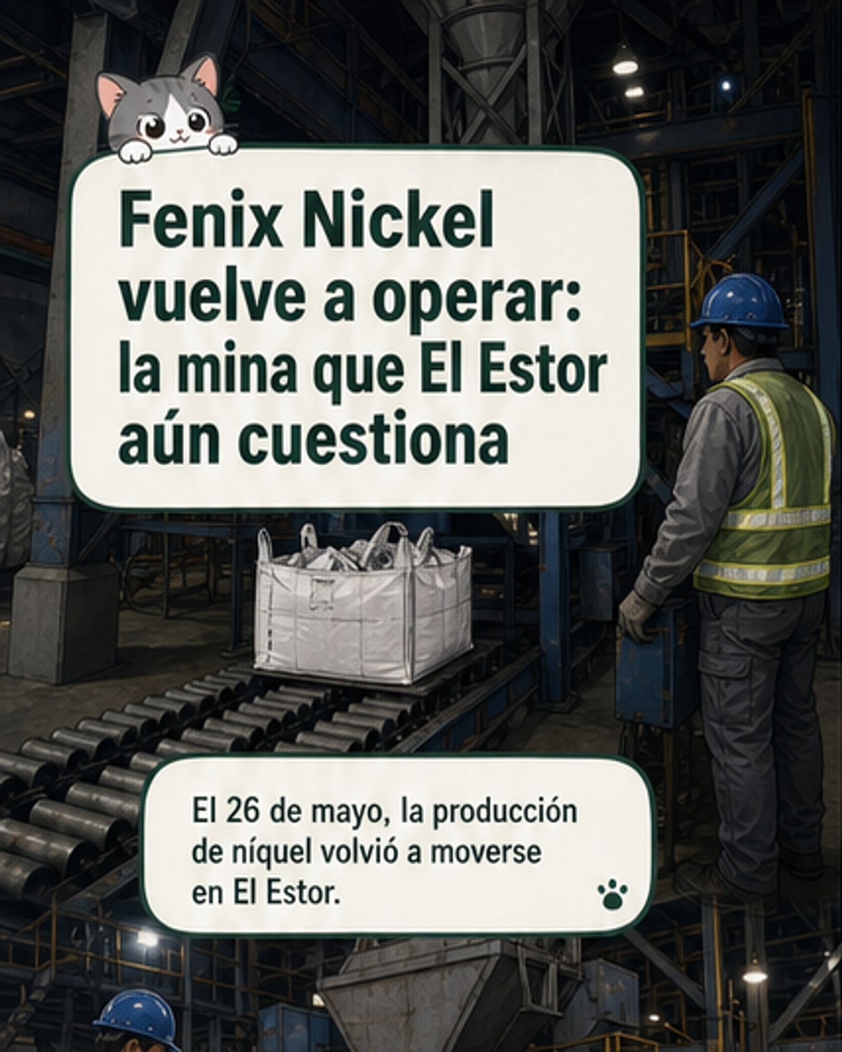 Minera de níquel reanuda operaciones en Guatemala