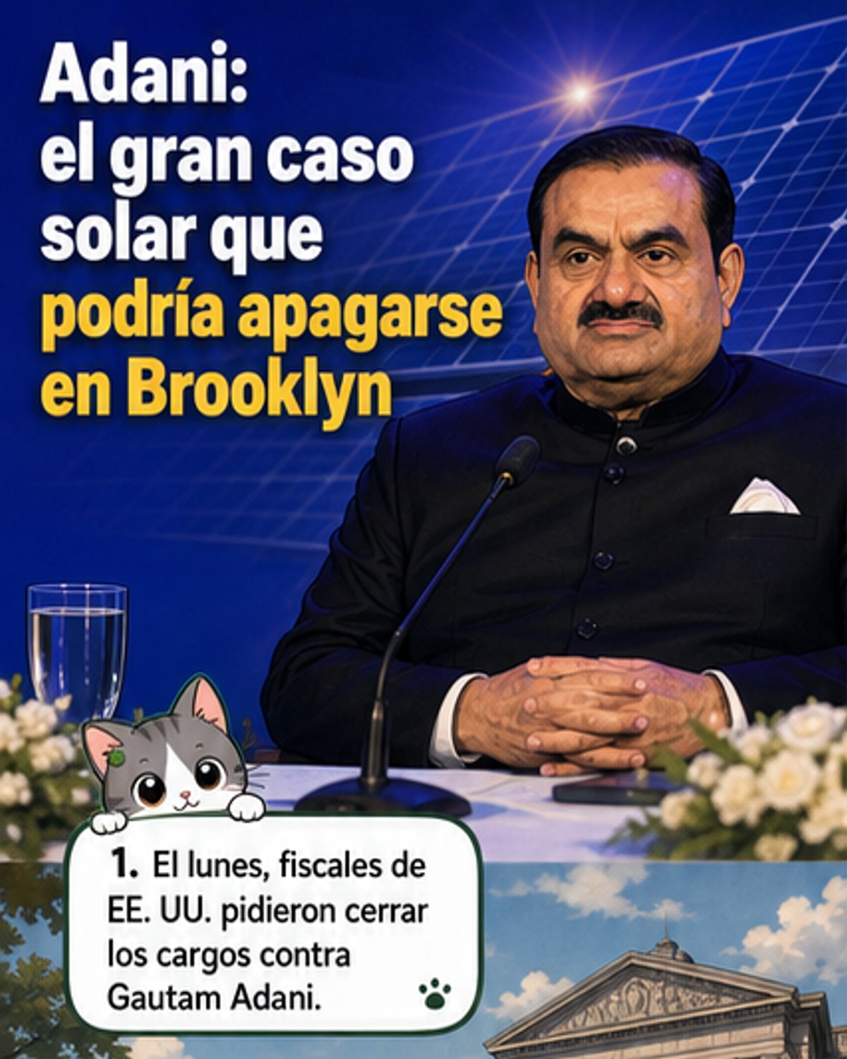 EE.UU. retira cargos contra Adani