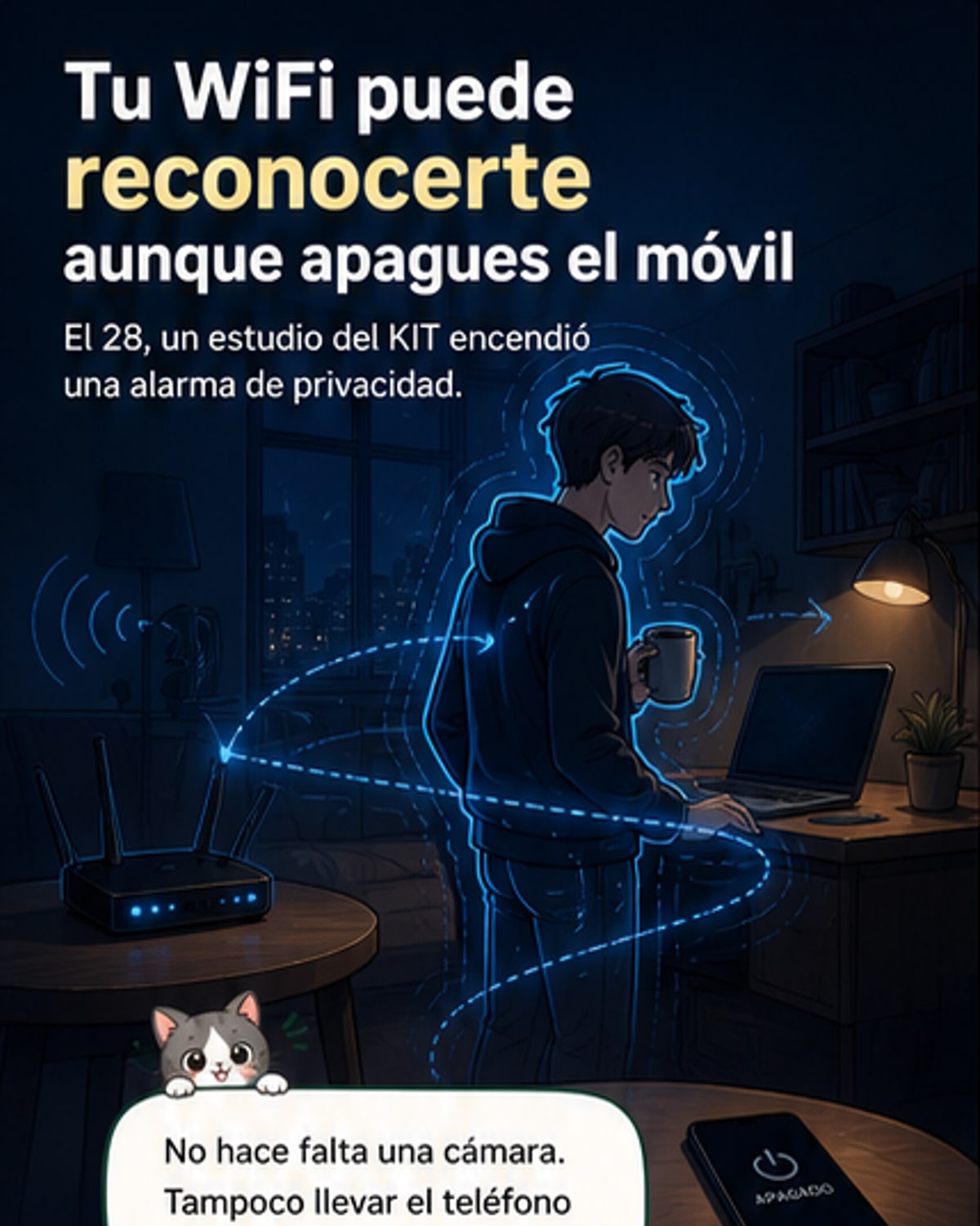 El WiFi puede identificarte sin móvil