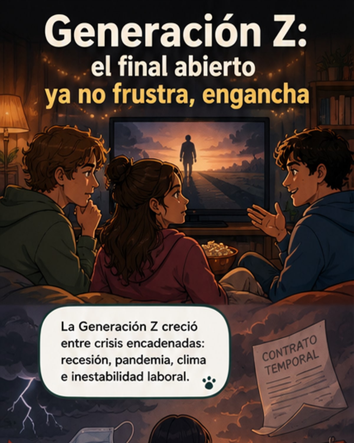 Por qué la Generación Z prefiere finales abiertos