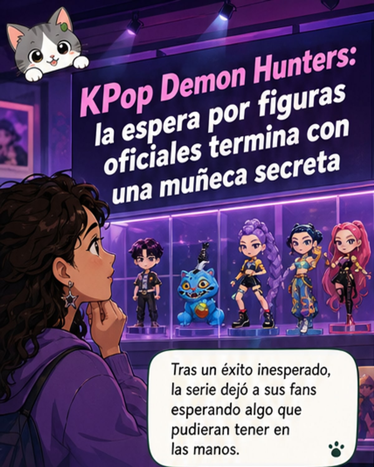 Mattel lanza colección exclusiva de KPop Demon Hunters