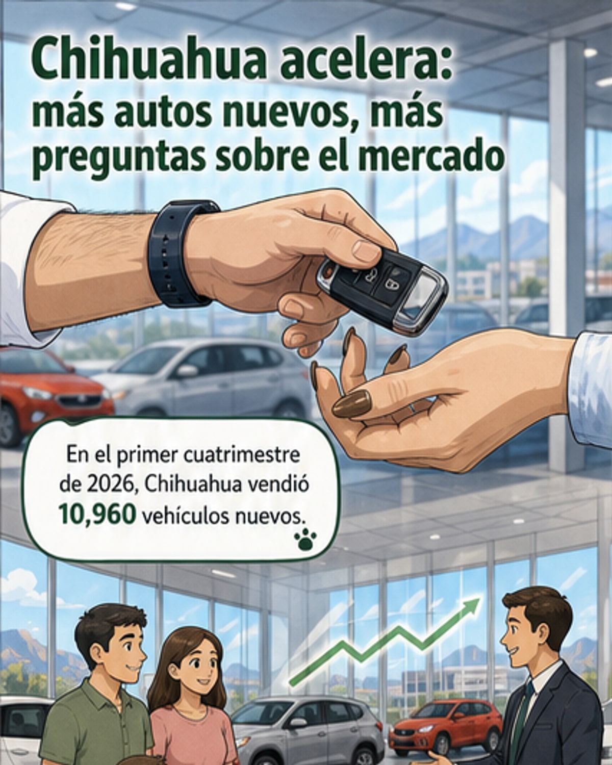 Ventas de autos nuevos aceleran en México