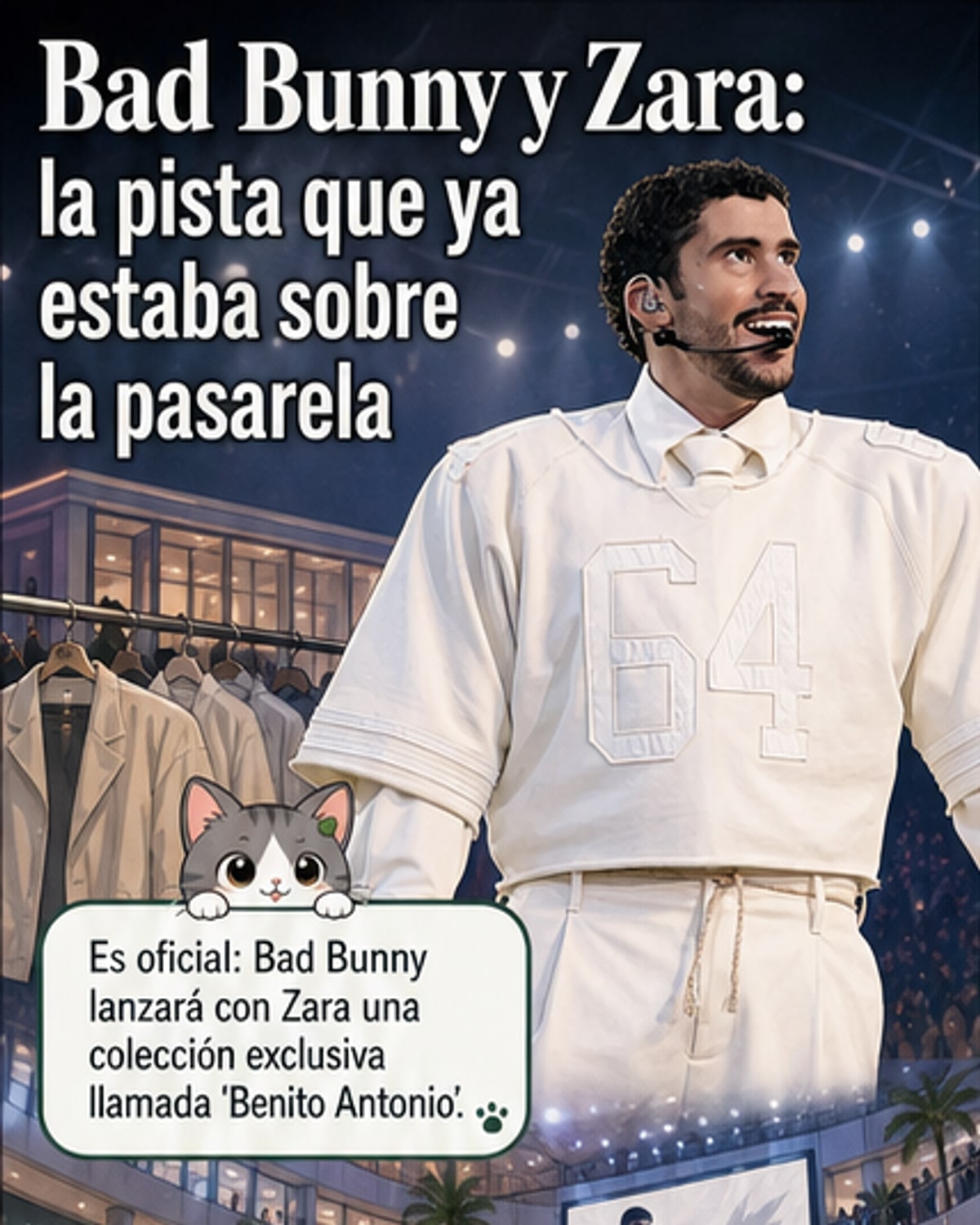 Bad Bunny lanza su colección con Zara