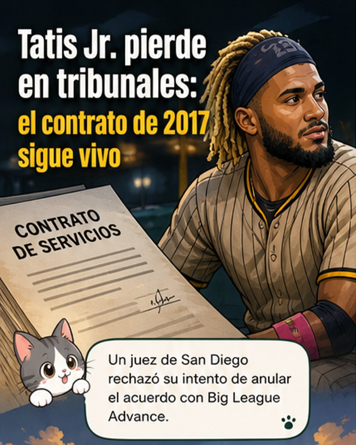 Tatis Jr. pierde en corte