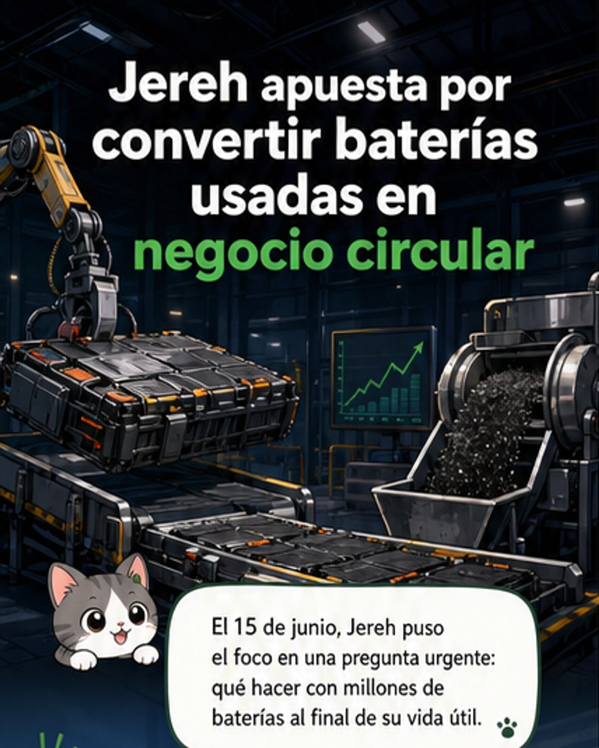 De residuos a recursos con baterías