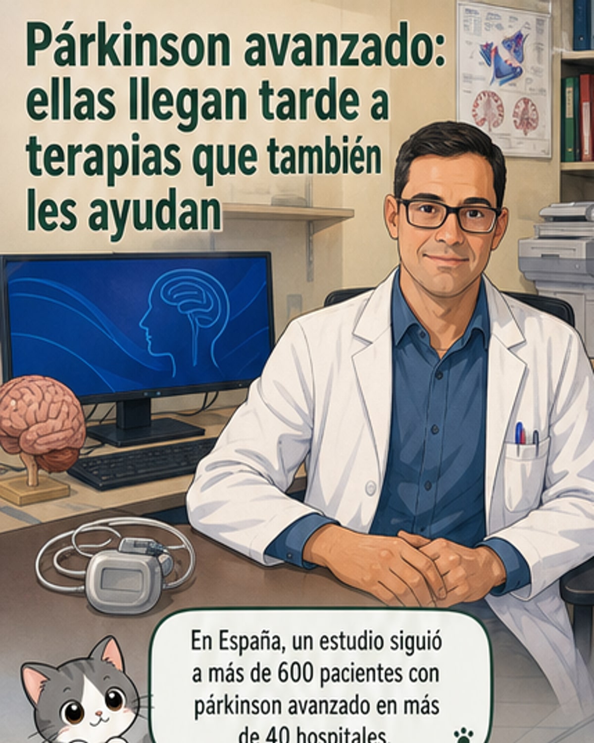 Mujeres con Parkinson acceden más tarde a terapias