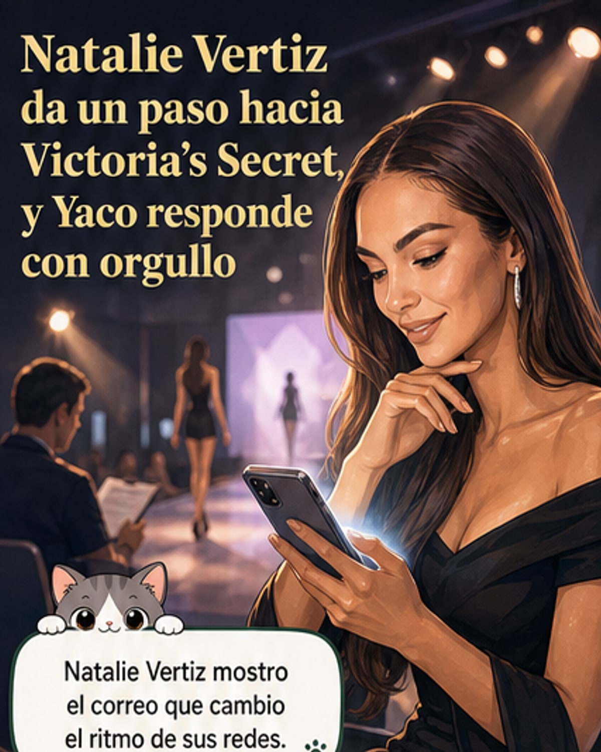 Natalie Vértiz podría desfilar en Victoria’s Secret