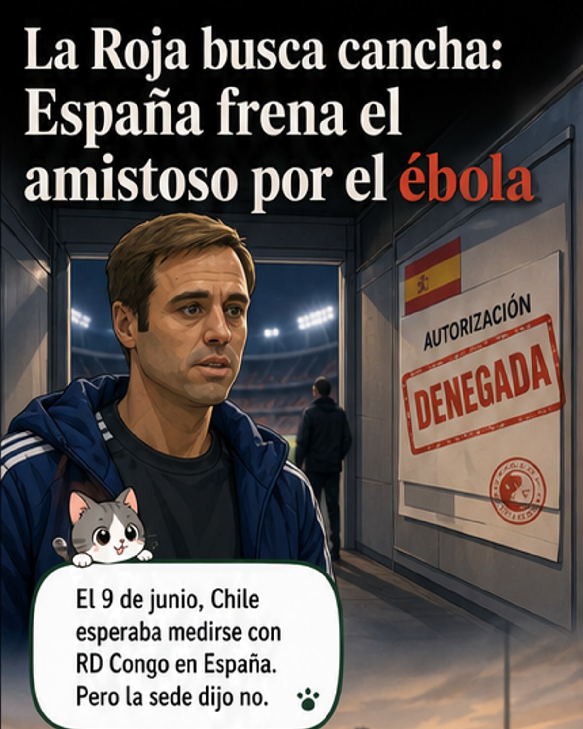 Chile lucha por jugar amistoso en medio de alerta por ébola