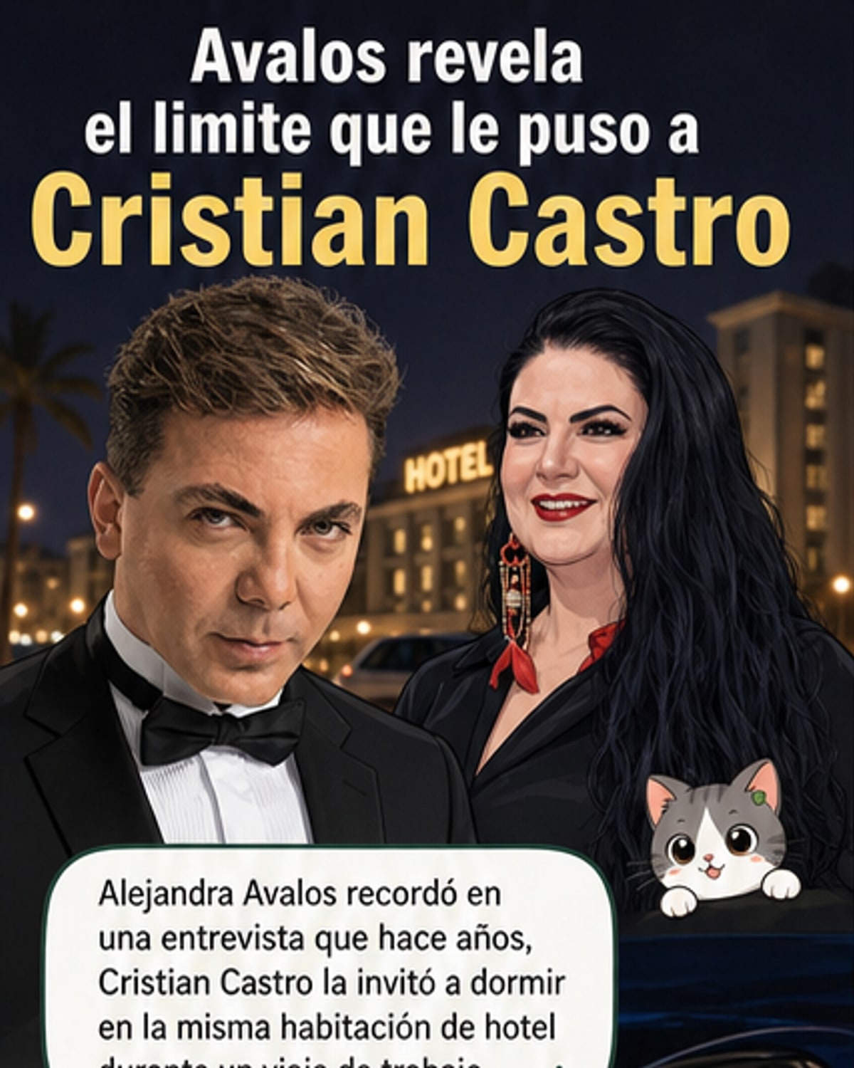 Ávalos revela que rechazó dormir con Castro