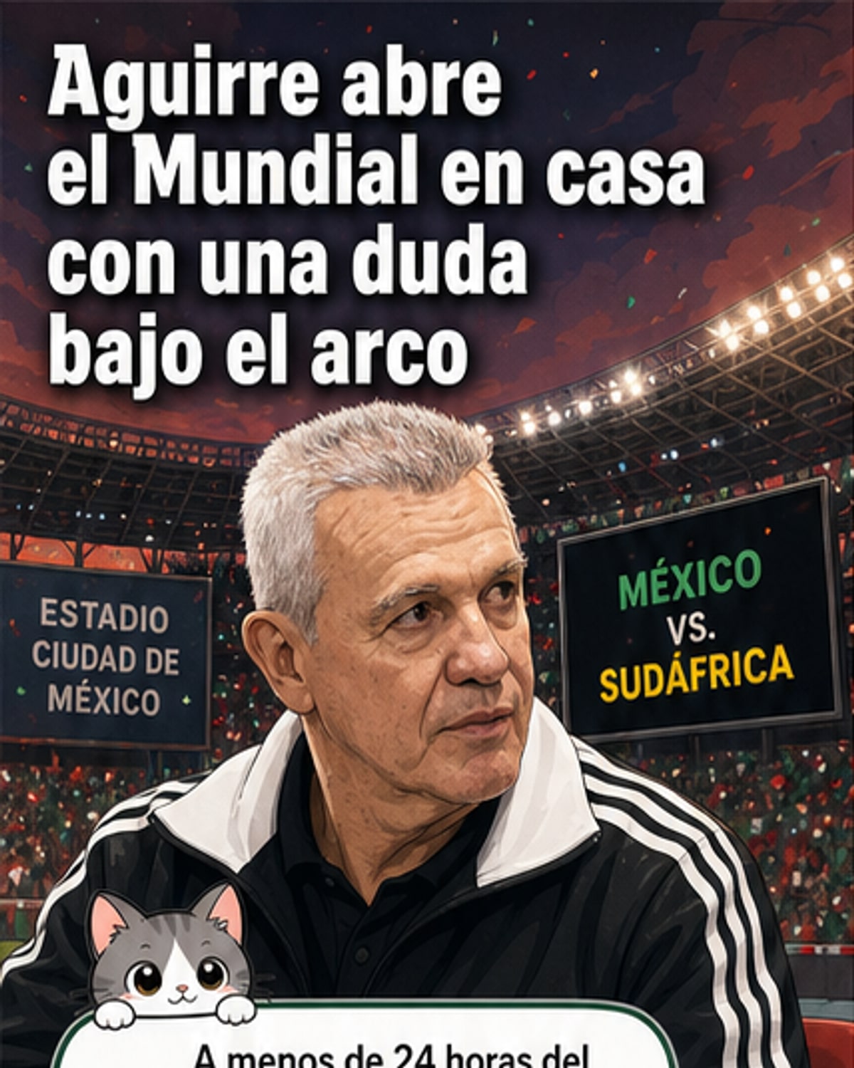 México inicia el Mundial ante Sudáfrica