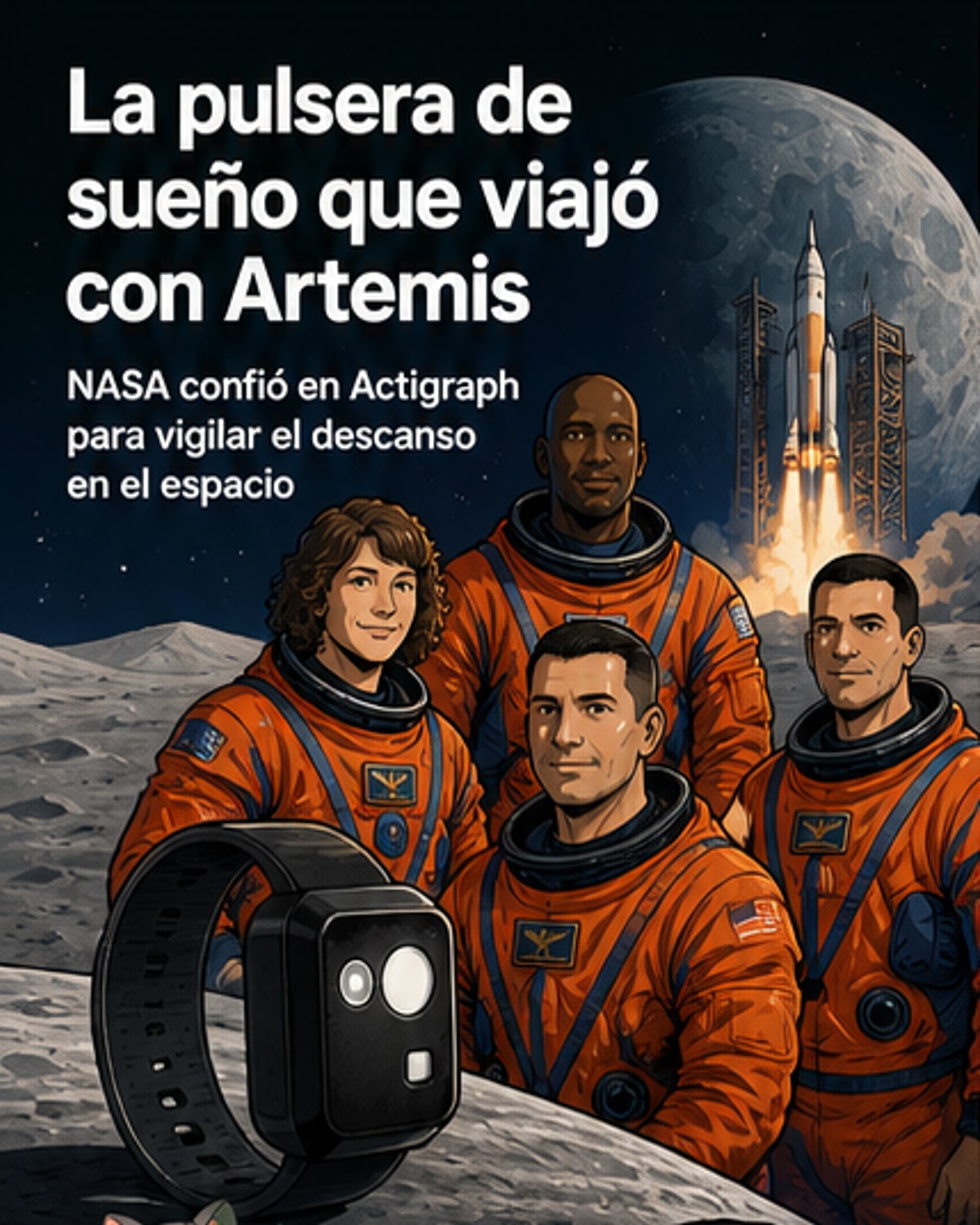 La pulsera que la NASA usa en la Luna