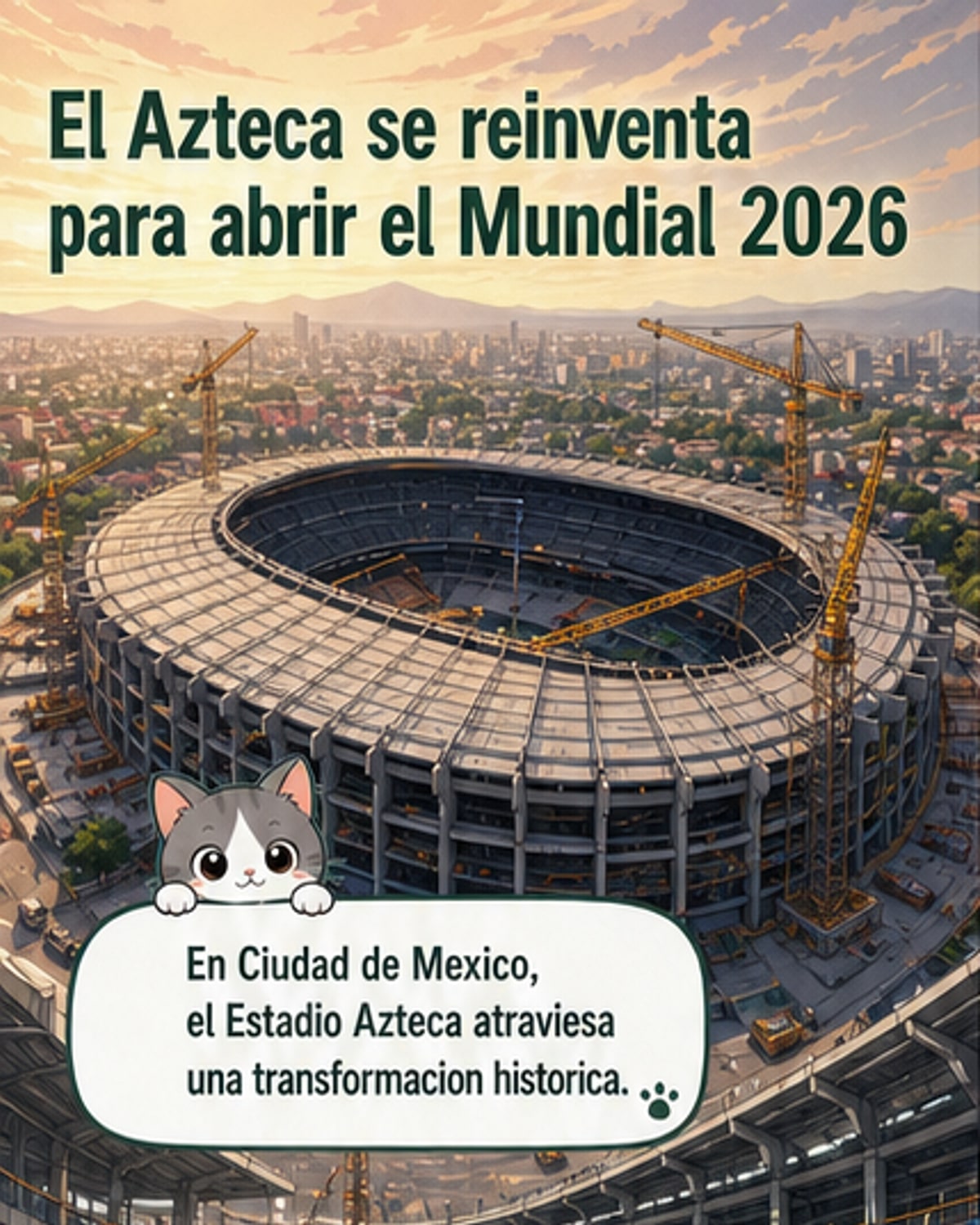 El Azteca se renueva para el Mundial 2026