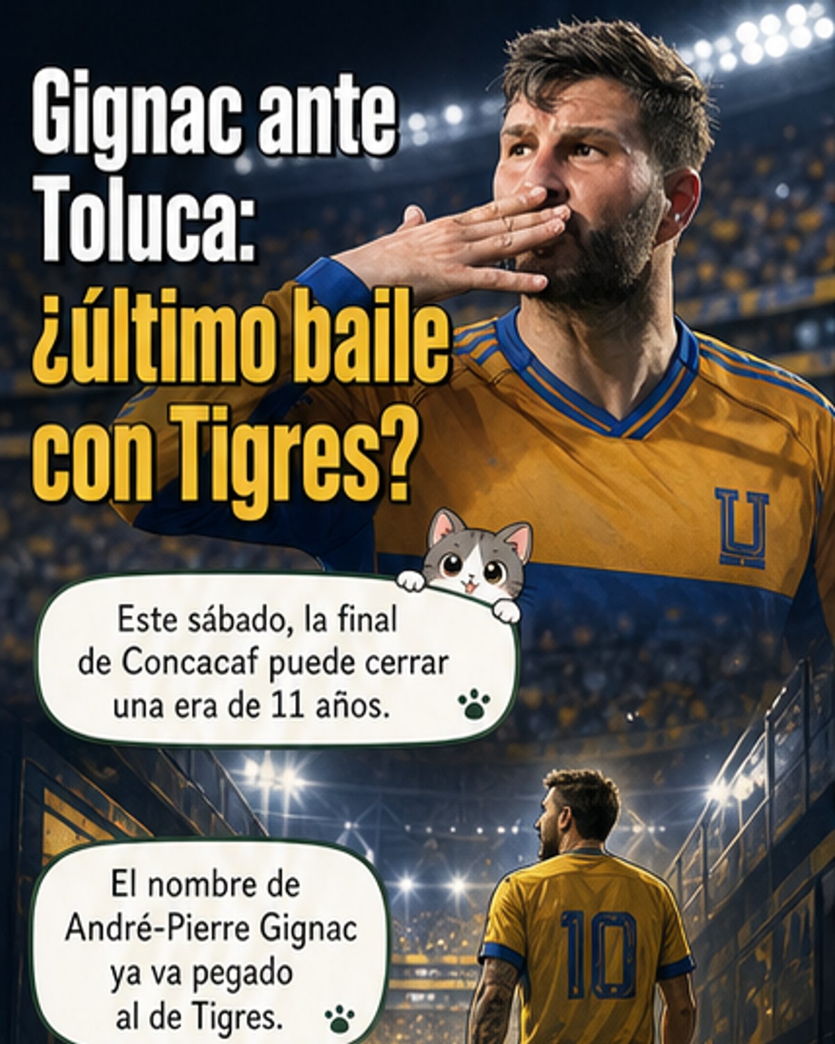 ¿Último partido de Gignac con Tigres?