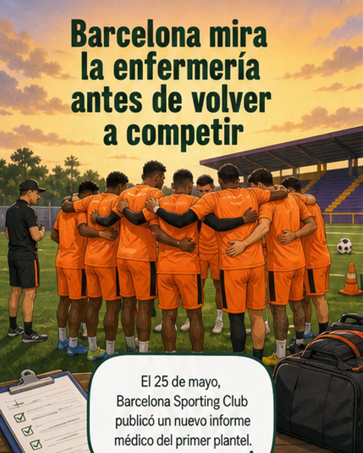 Barcelona informa lesiones de sus jugadores