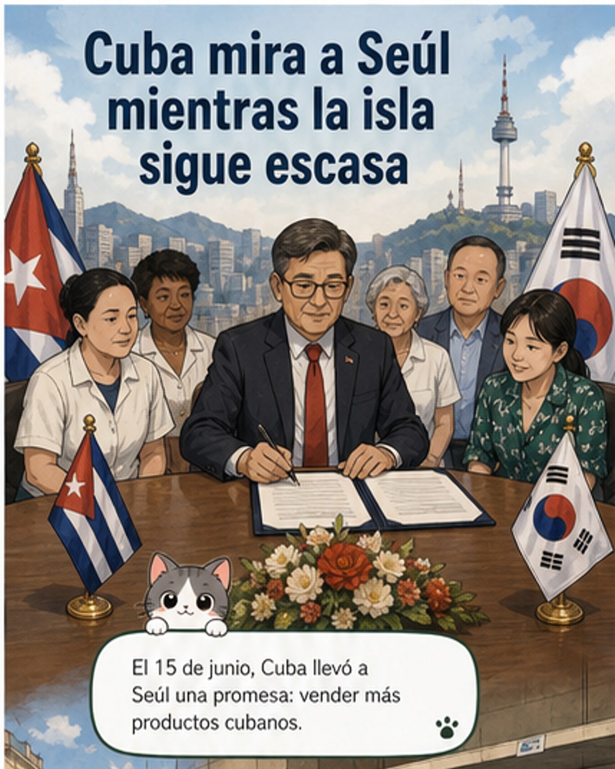 Cuba busca alianzas en Corea del Sur