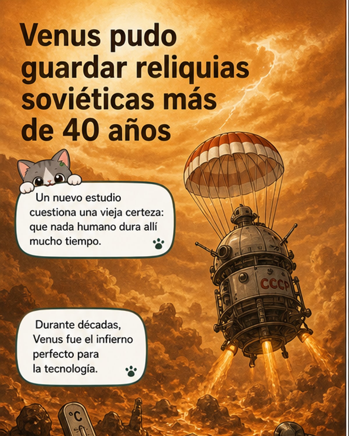 ¿Sondas soviéticas aún en Venus?