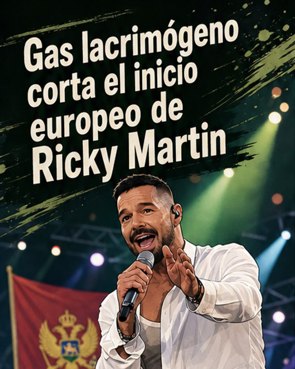 Ricky Martin reacciona tras ataque con gas