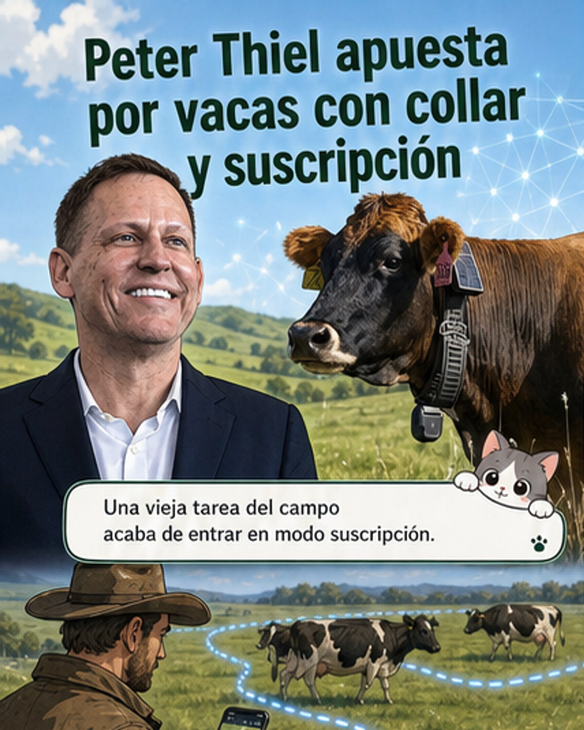 Un 'Whoop' para vacas: la apuesta de Thiel