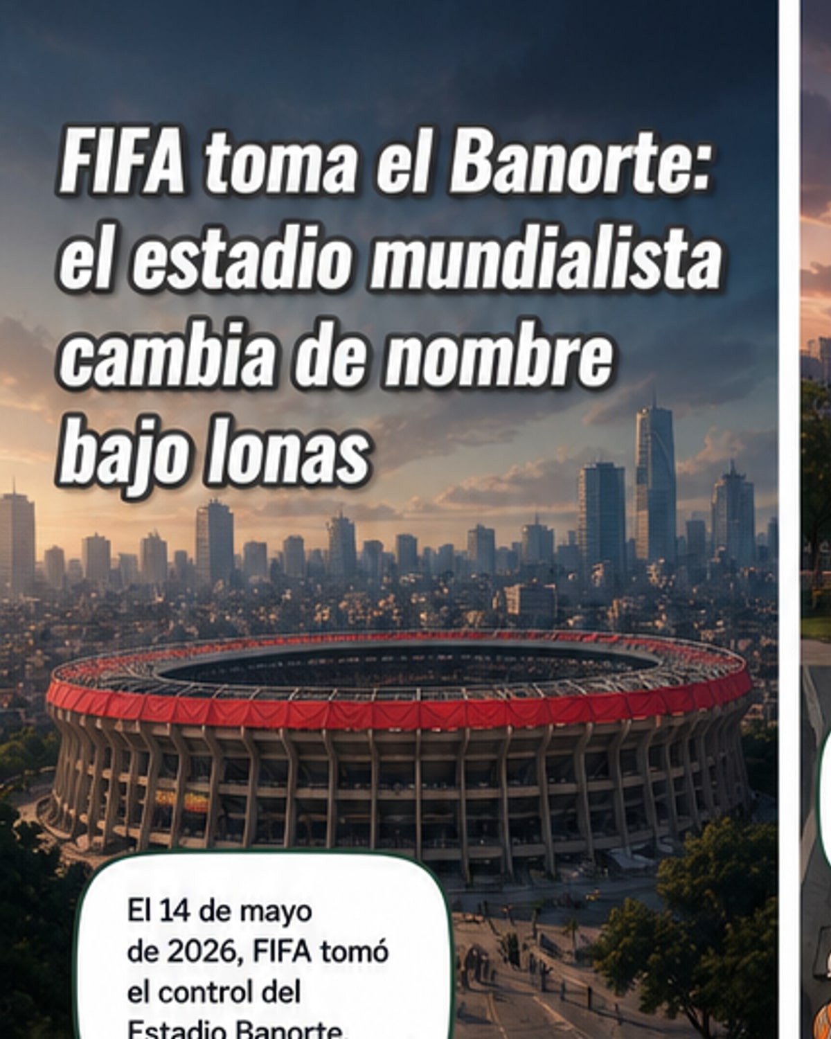 FIFA renombra Estadio Banorte