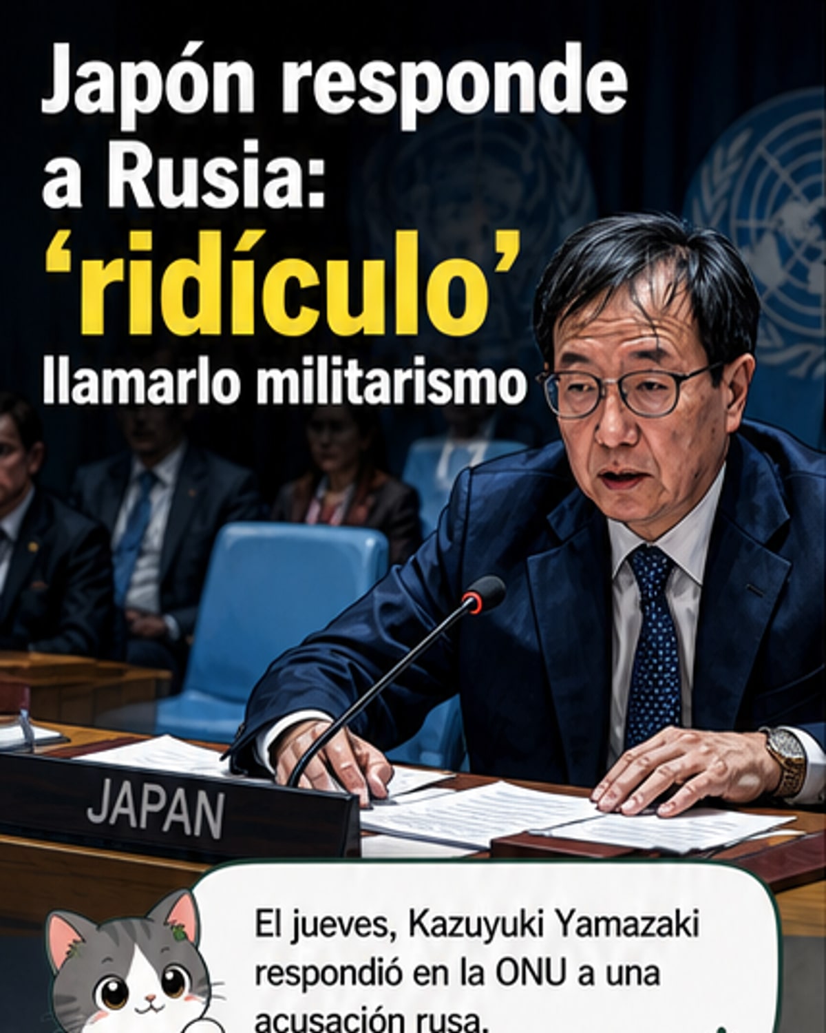 Japón defiende su rearme ante críticas rusas