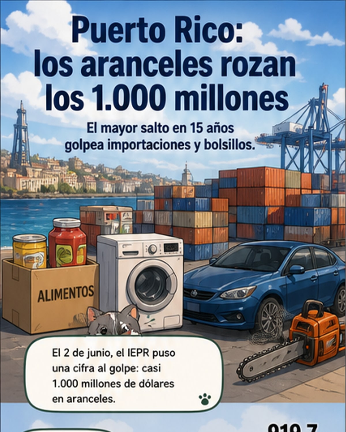 Aumento récord de aranceles en Puerto Rico