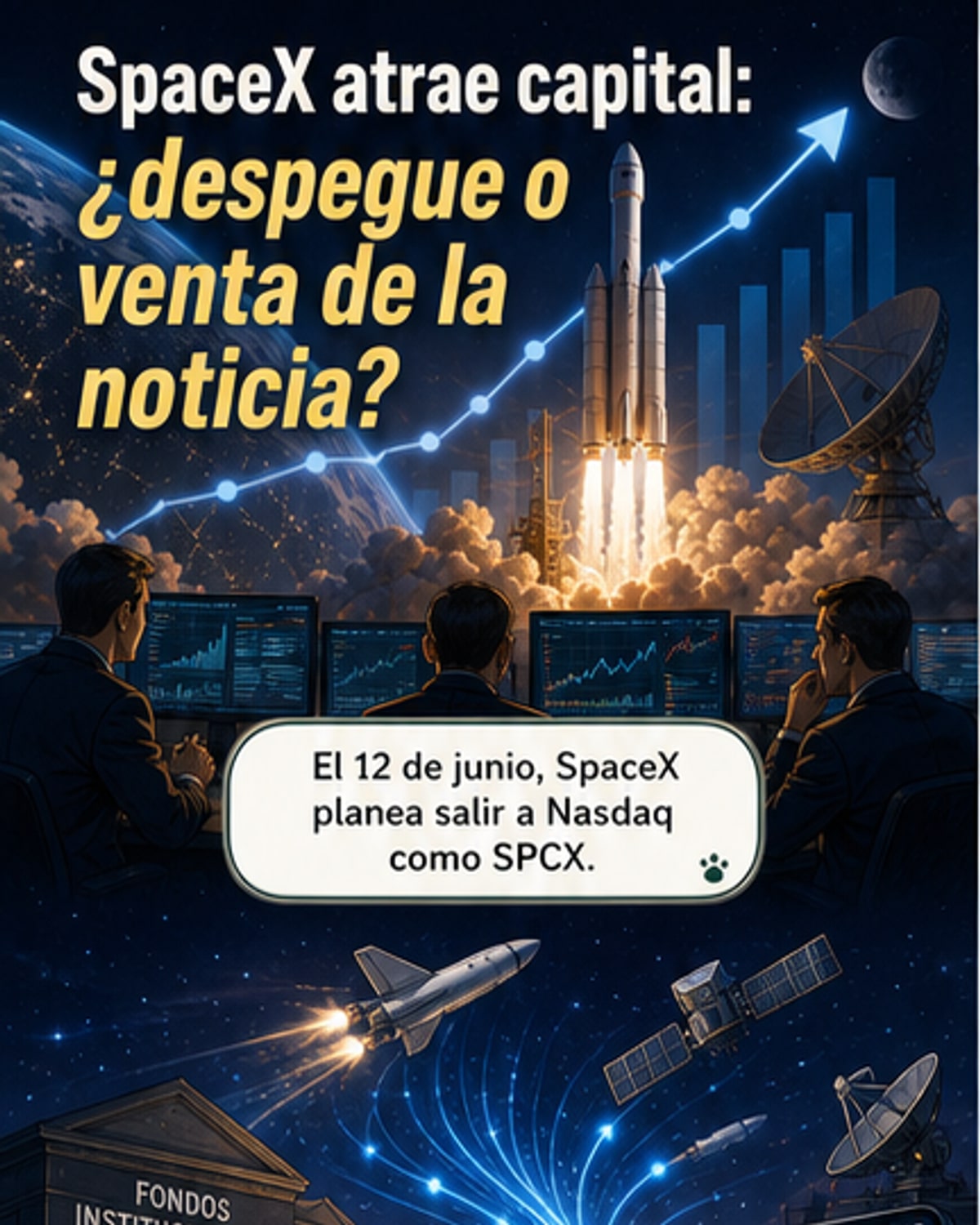 El IPO de SpaceX impulsa a las 'acciones espaciales'
