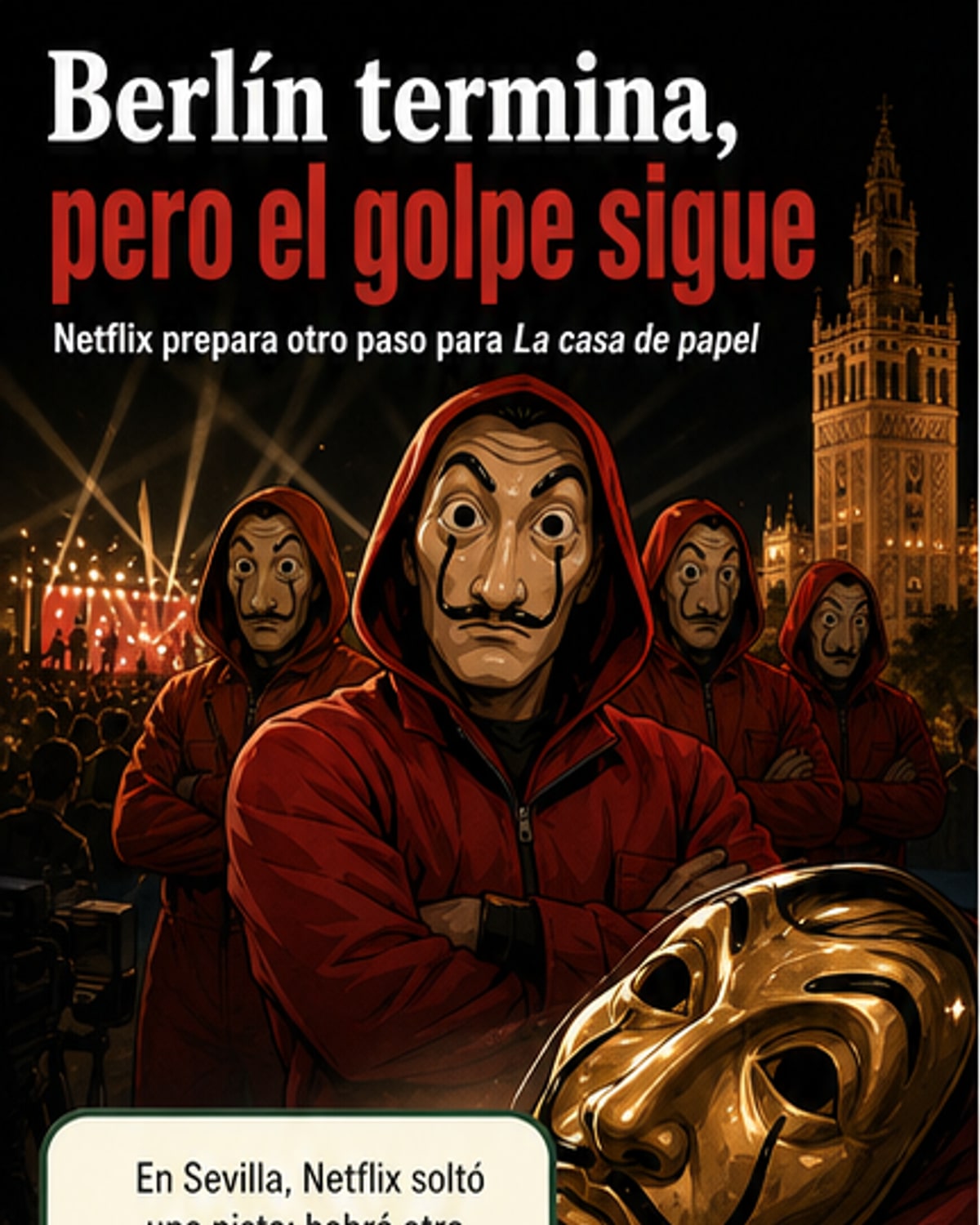 Nuevo golpe en marcha en el universo de 'La casa de papel'