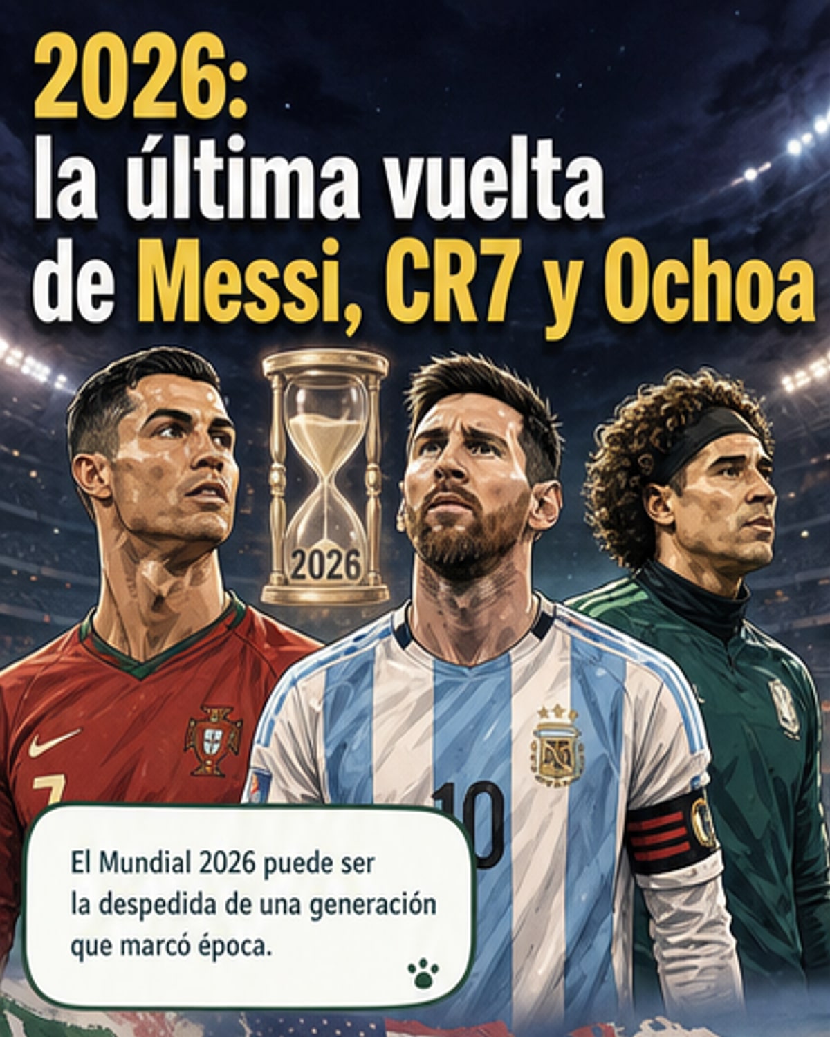 Estrellas que dicen adiós en el Mundial 2026
