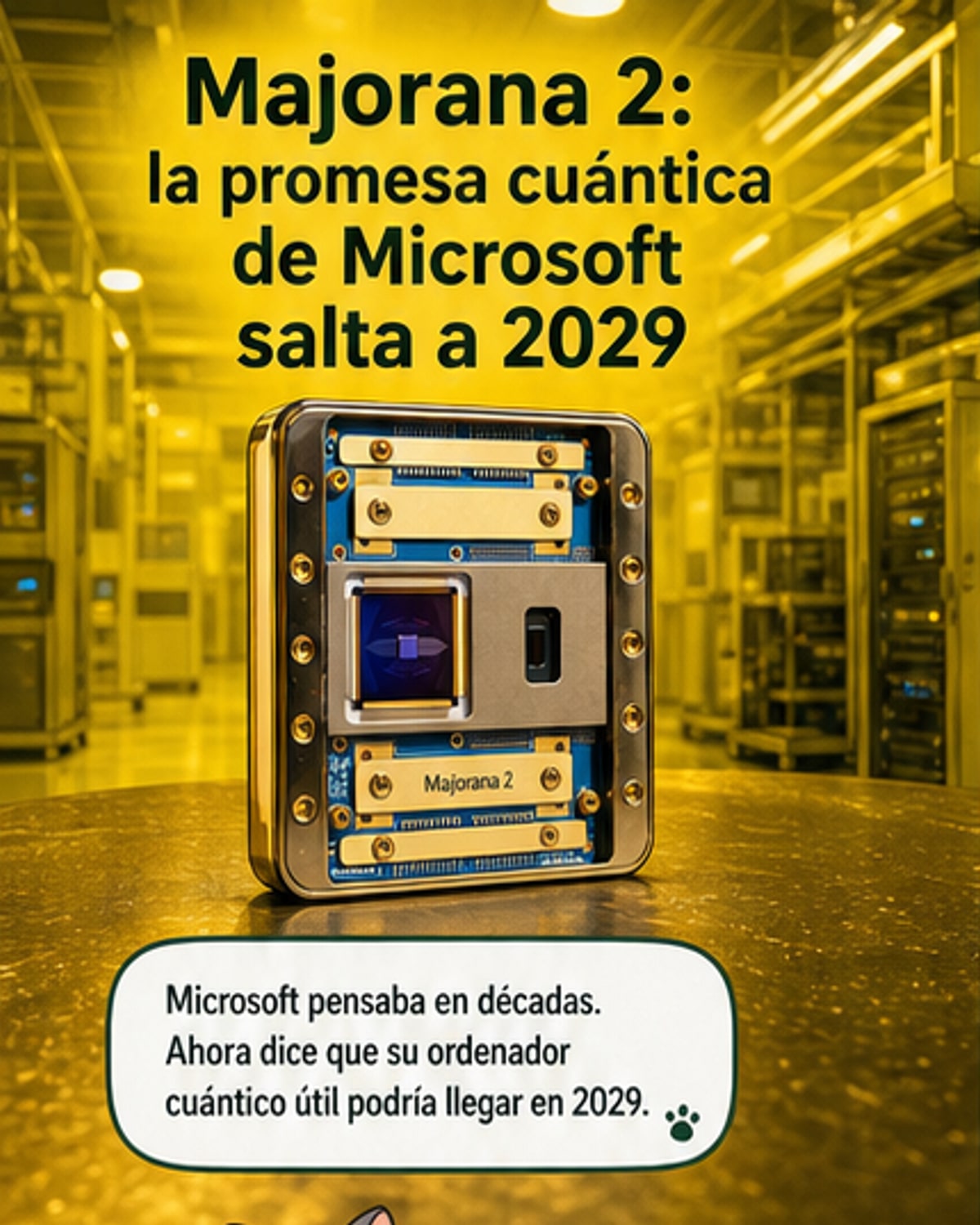 Microsoft acelera su apuesta cuántica