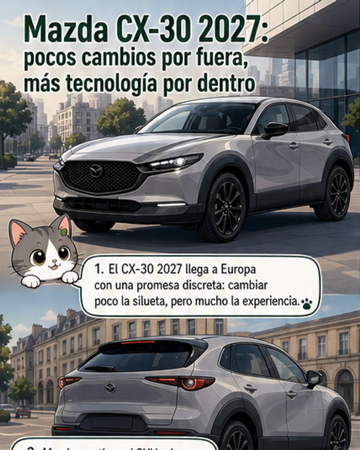 Mazda lanza CX-30 2027 en Europa