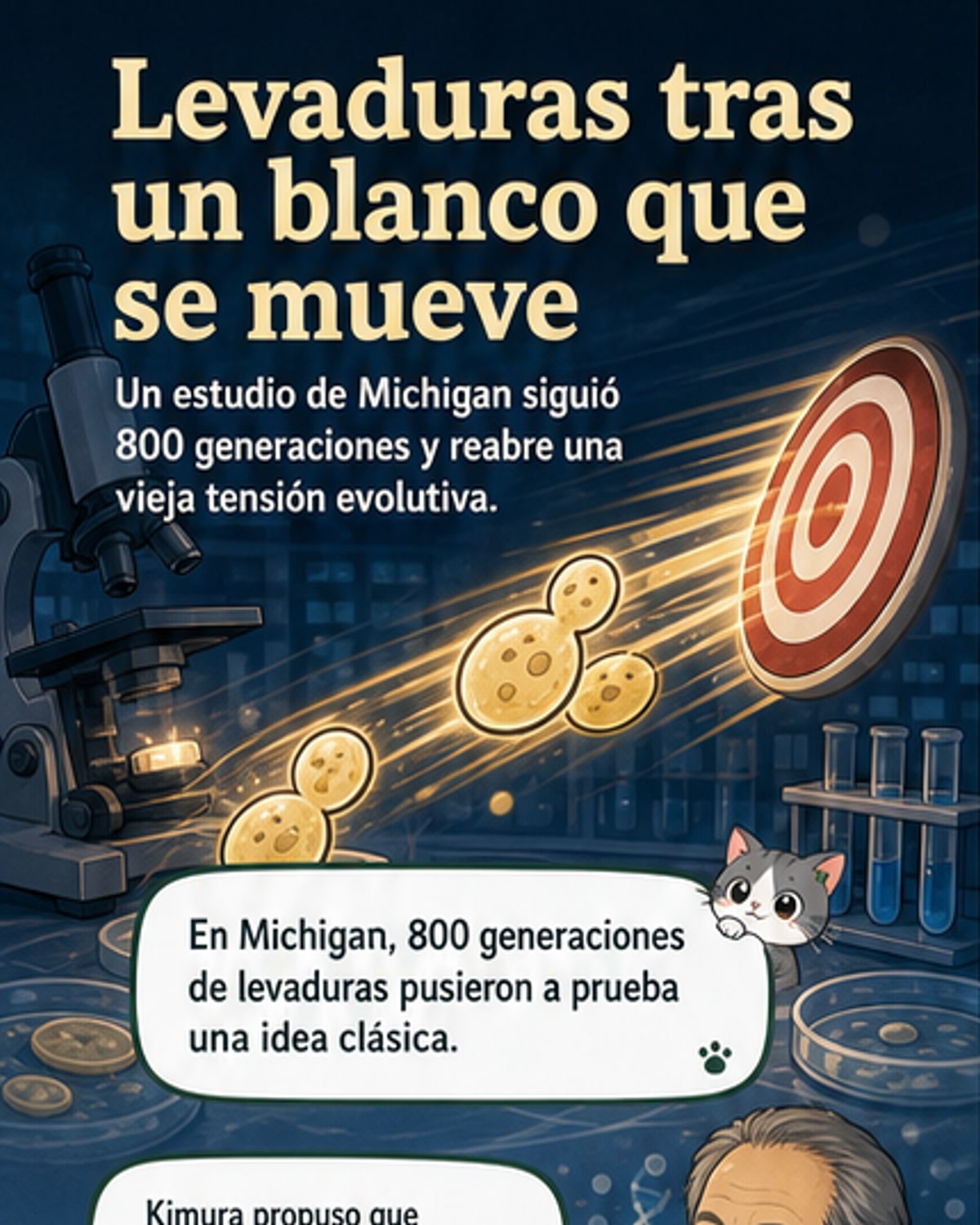 Una carrera evolutiva sin meta fija