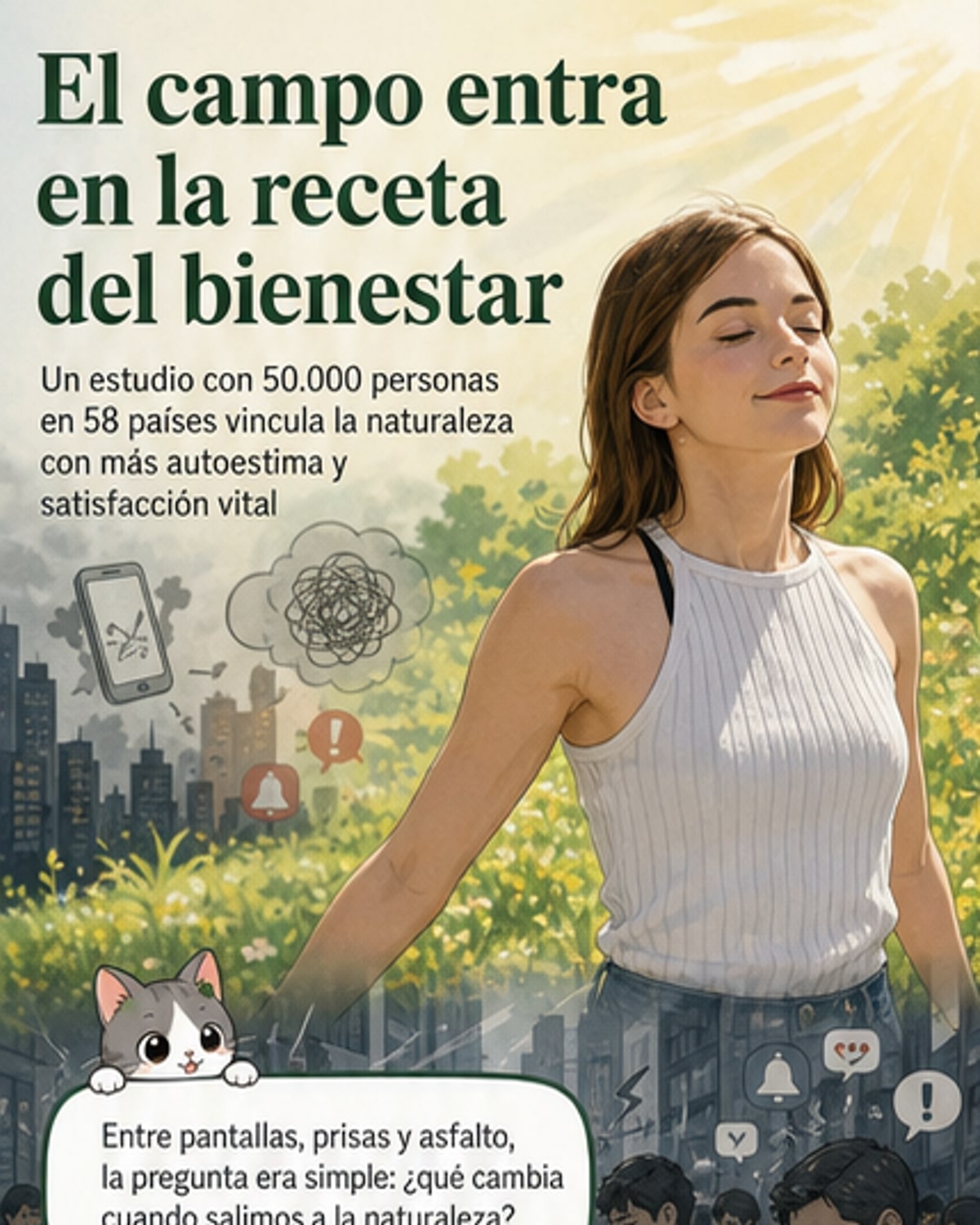 La naturaleza mejora tu autoestima